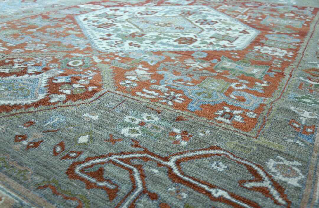 Thumbnail 6 for Turkey Oushak Tribal Rug 91730