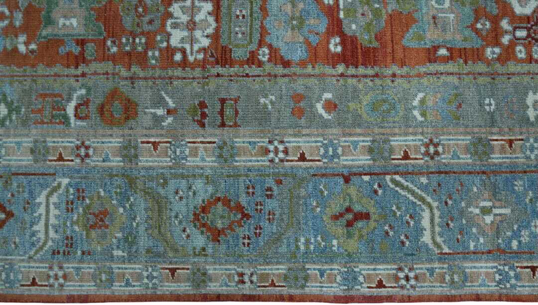 Thumbnail 8 for Turkey Oushak Tribal Rug 91730