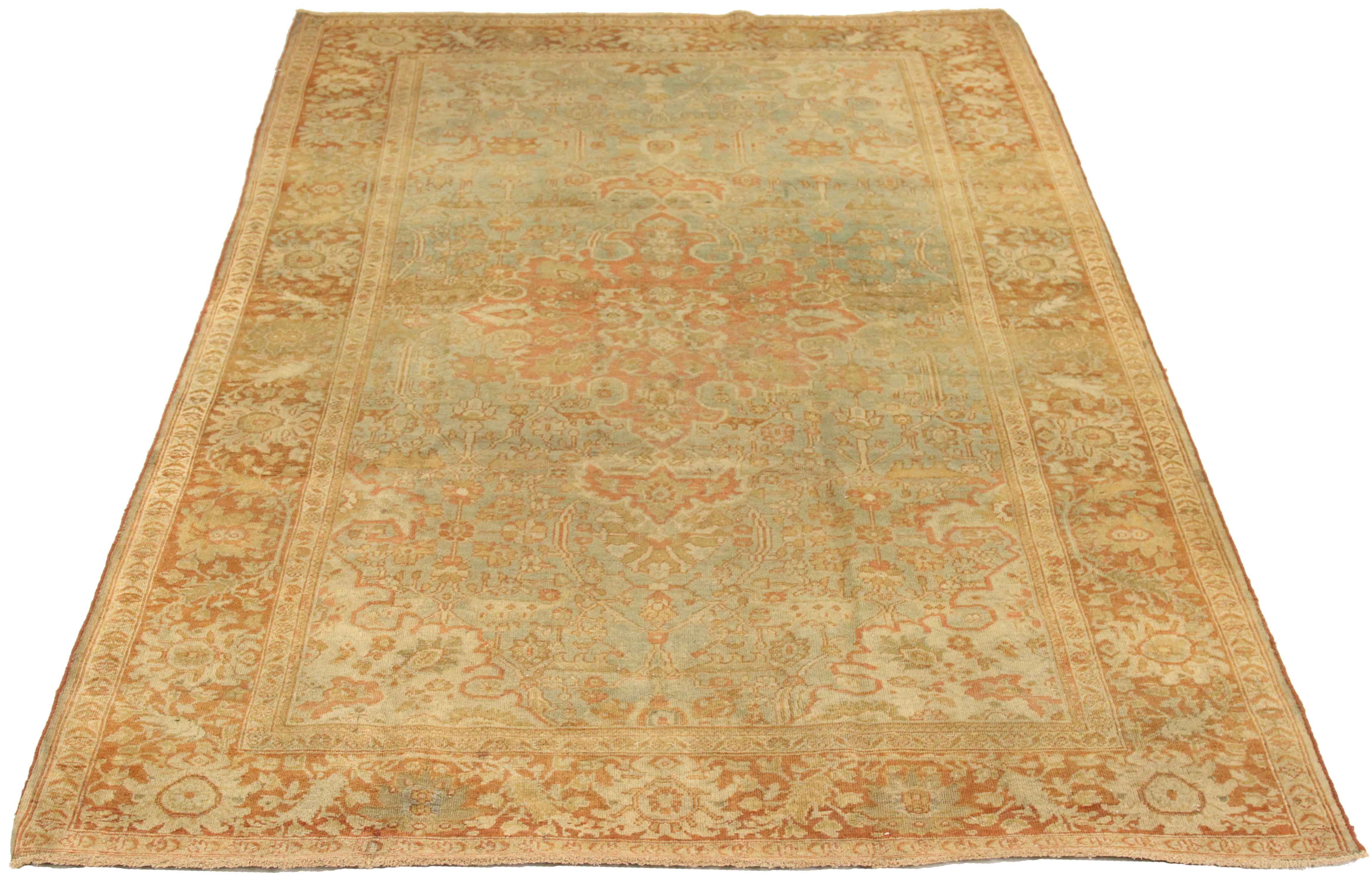 Thumbnail 4 for Antique Persian Farahan Traditional Rug 75682