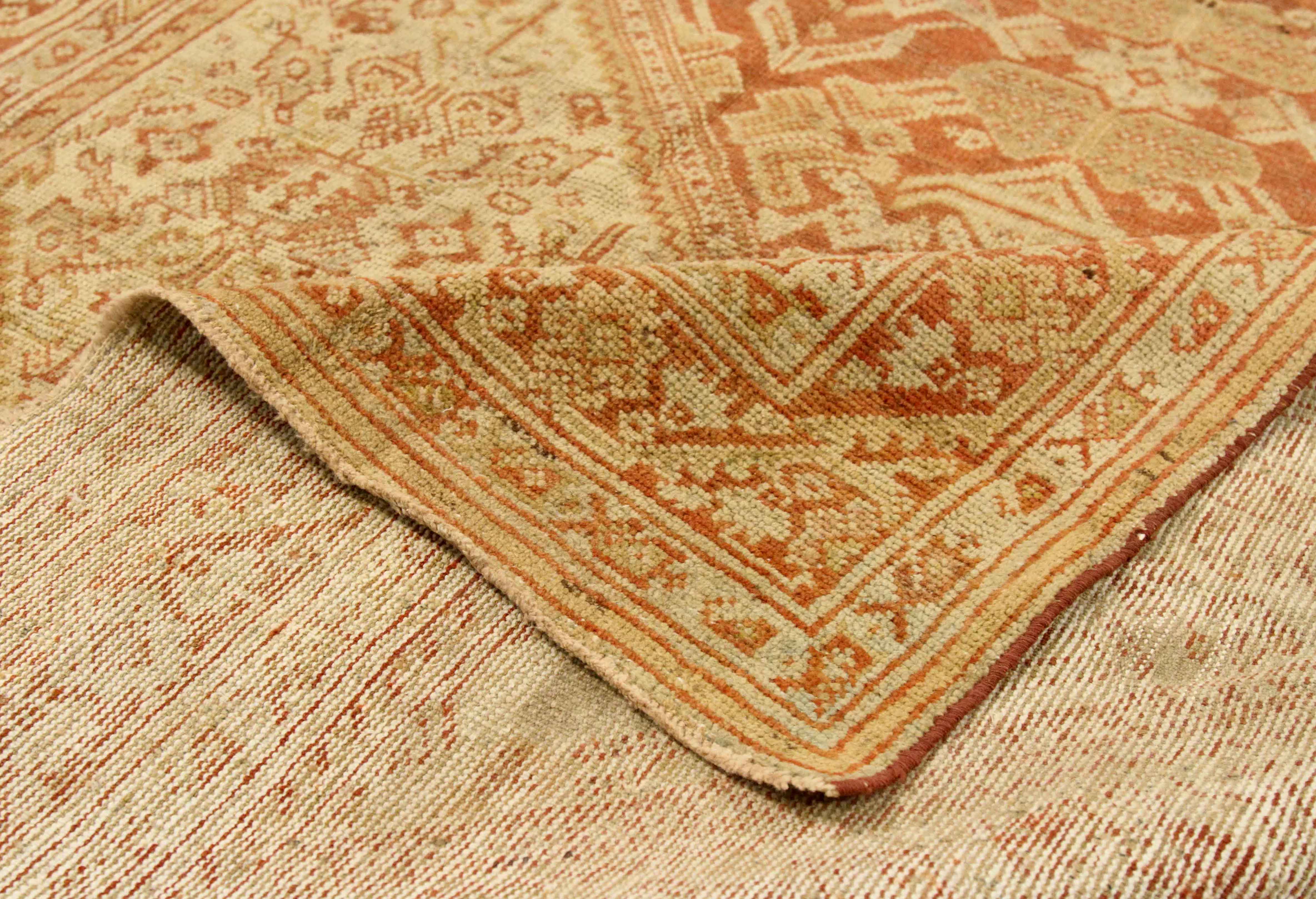 Thumbnail 2 for Antique Persian Meshkabad Traditional Rug 75684