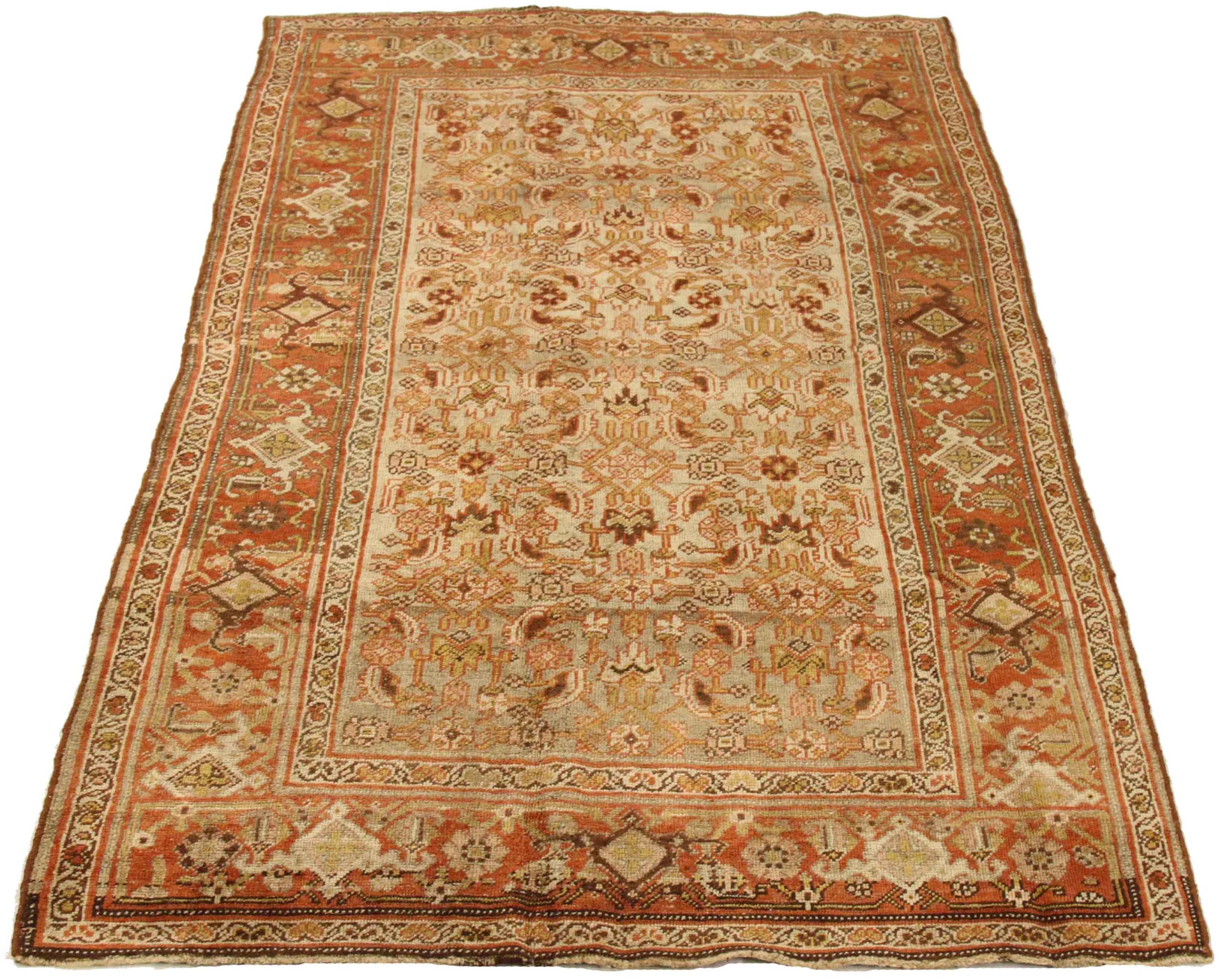 Thumbnail 3 for Antique Persian Bijar Traditional Rug 75686