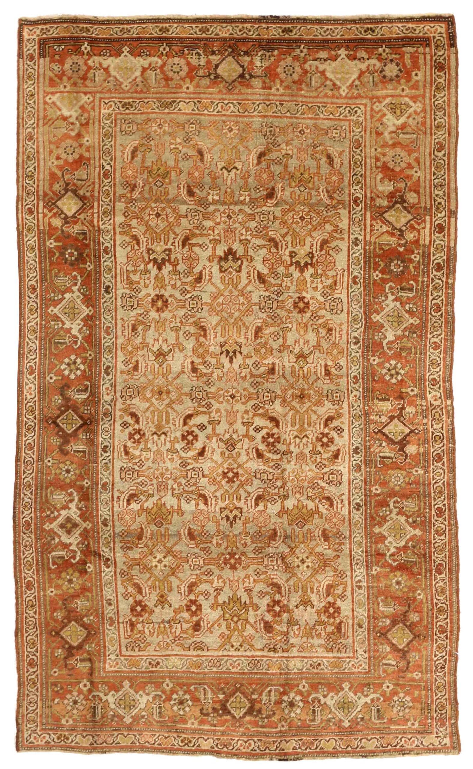 Thumbnail 4 for Antique Persian Bijar Traditional Rug 75686