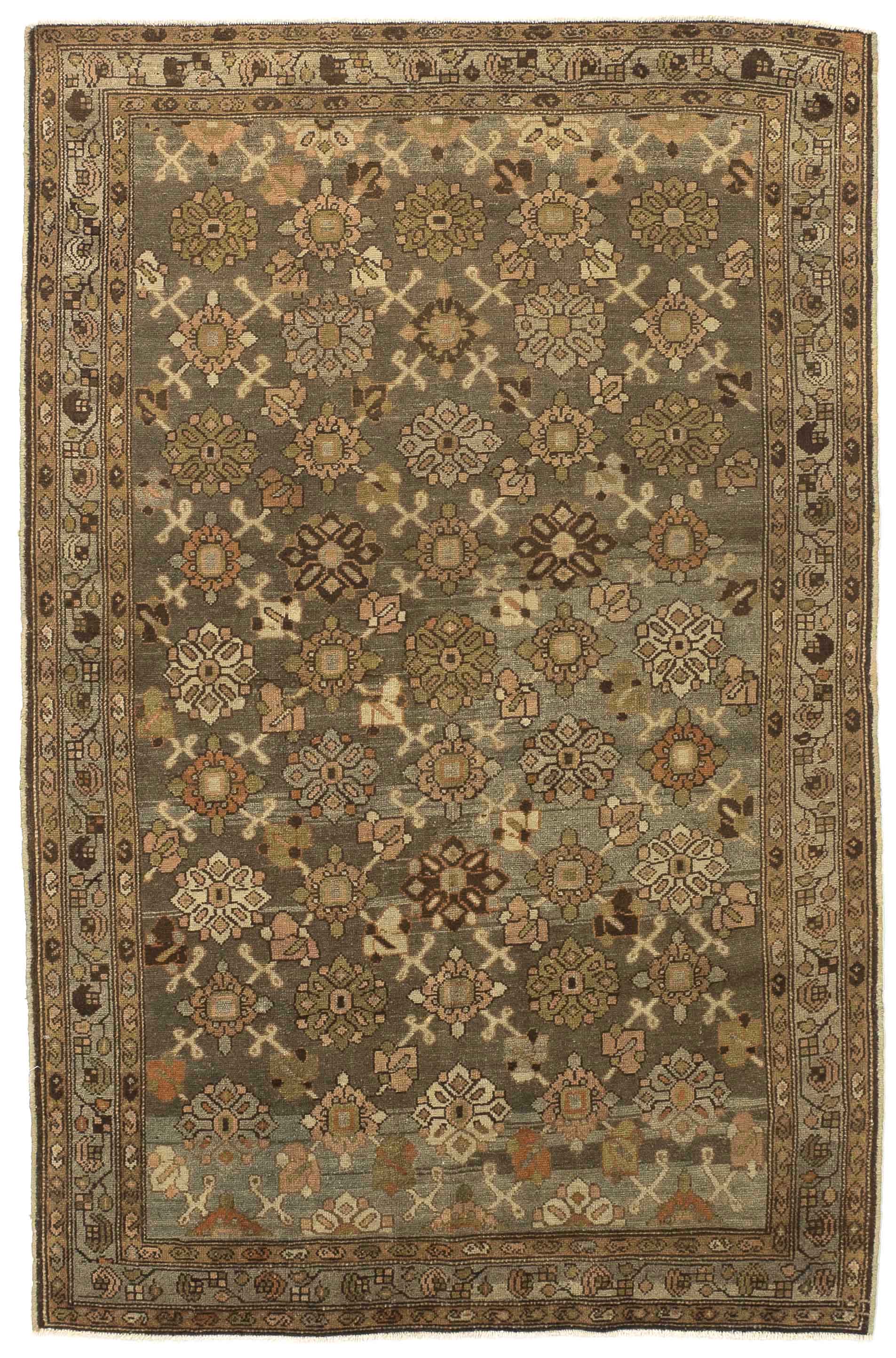 Thumbnail 10 for Antique Persian Malayer Transitional Rug 51865