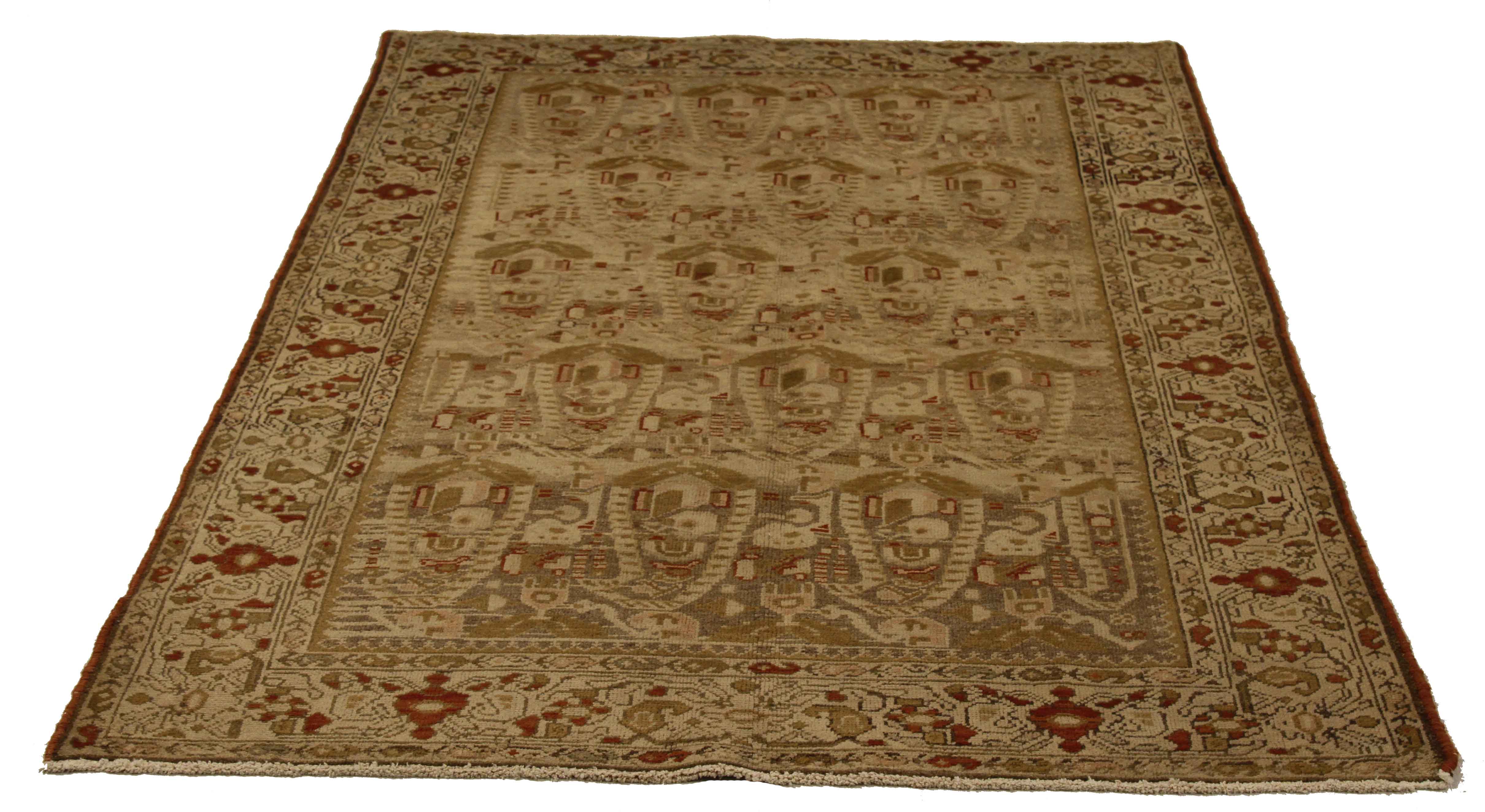Thumbnail 10 for Antique Persian Malayer Transitional Rug 51848