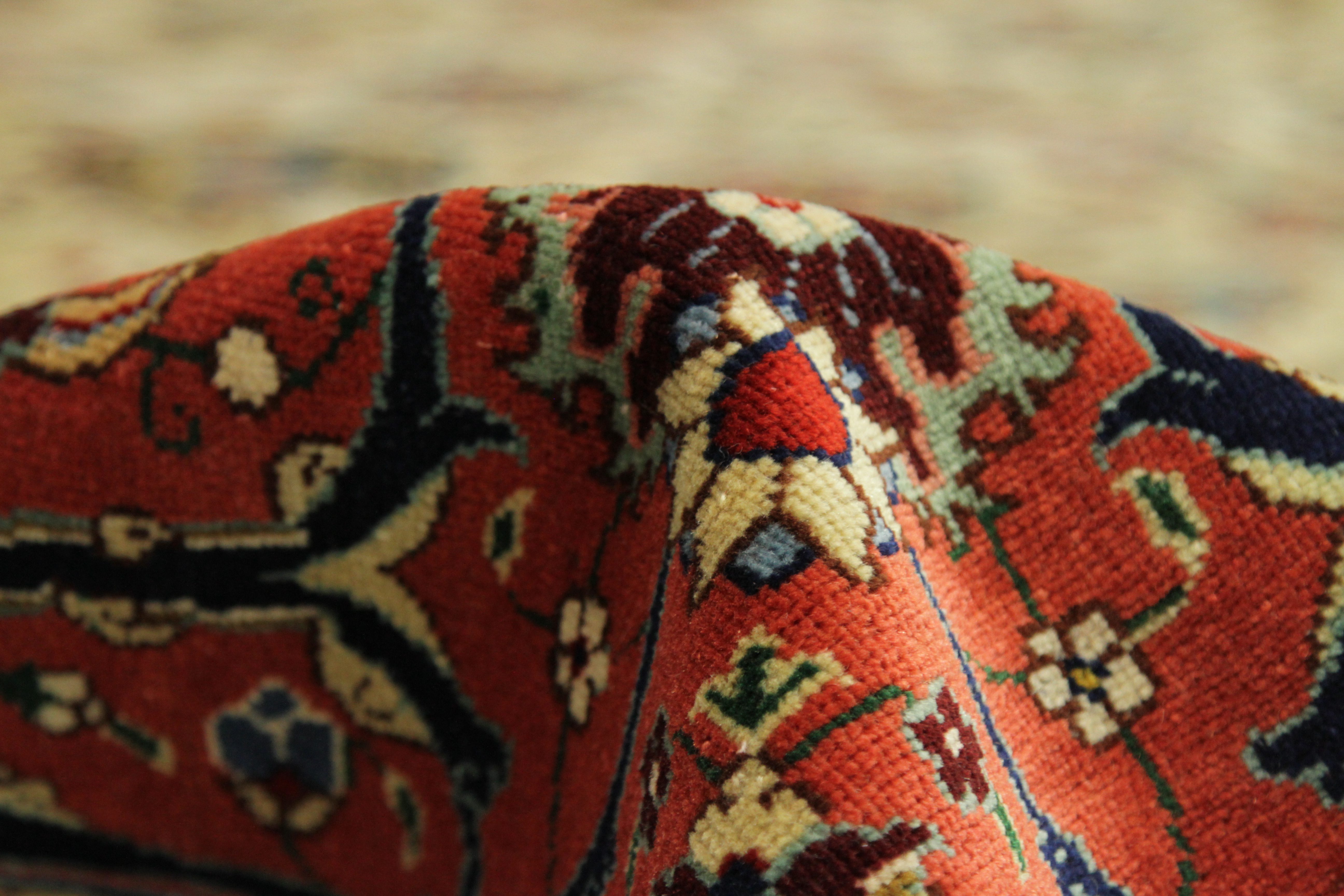 Thumbnail 3 for Antique Persian Tabriz Traditional Rug 69909