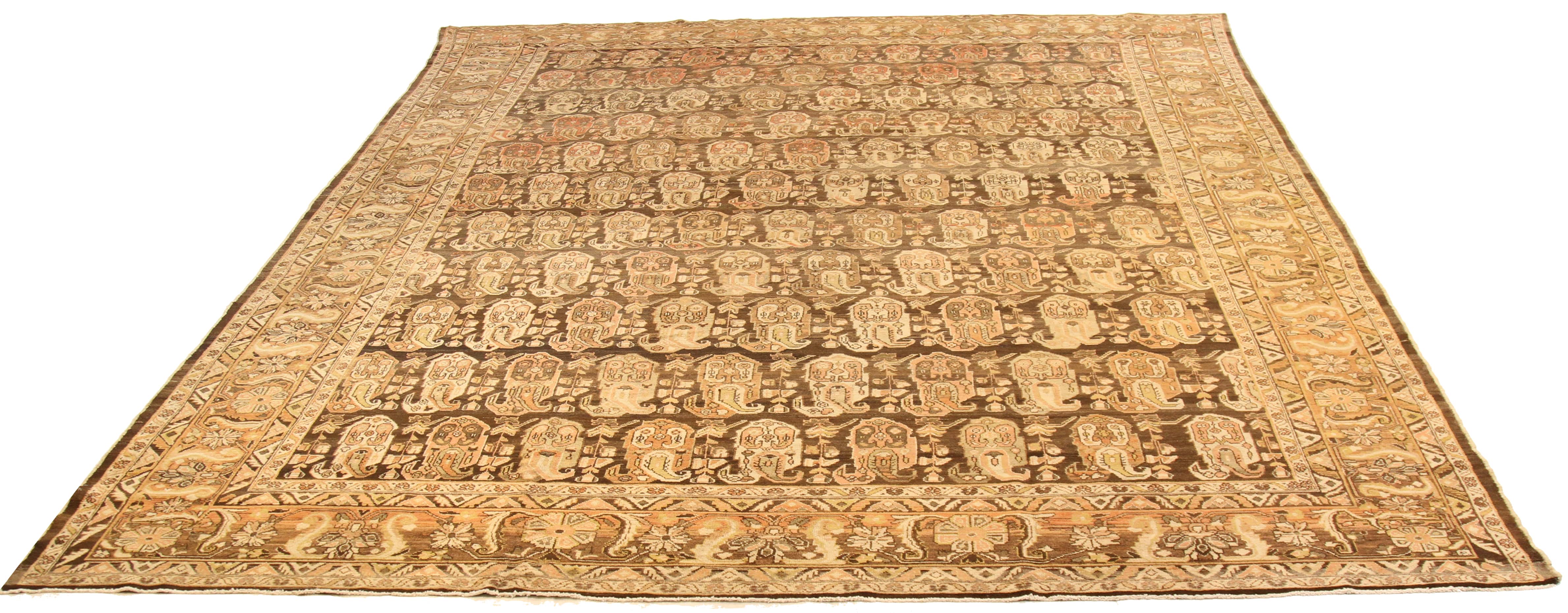 Thumbnail 11 for Antique Persian Malayer Traditional Rug 51985