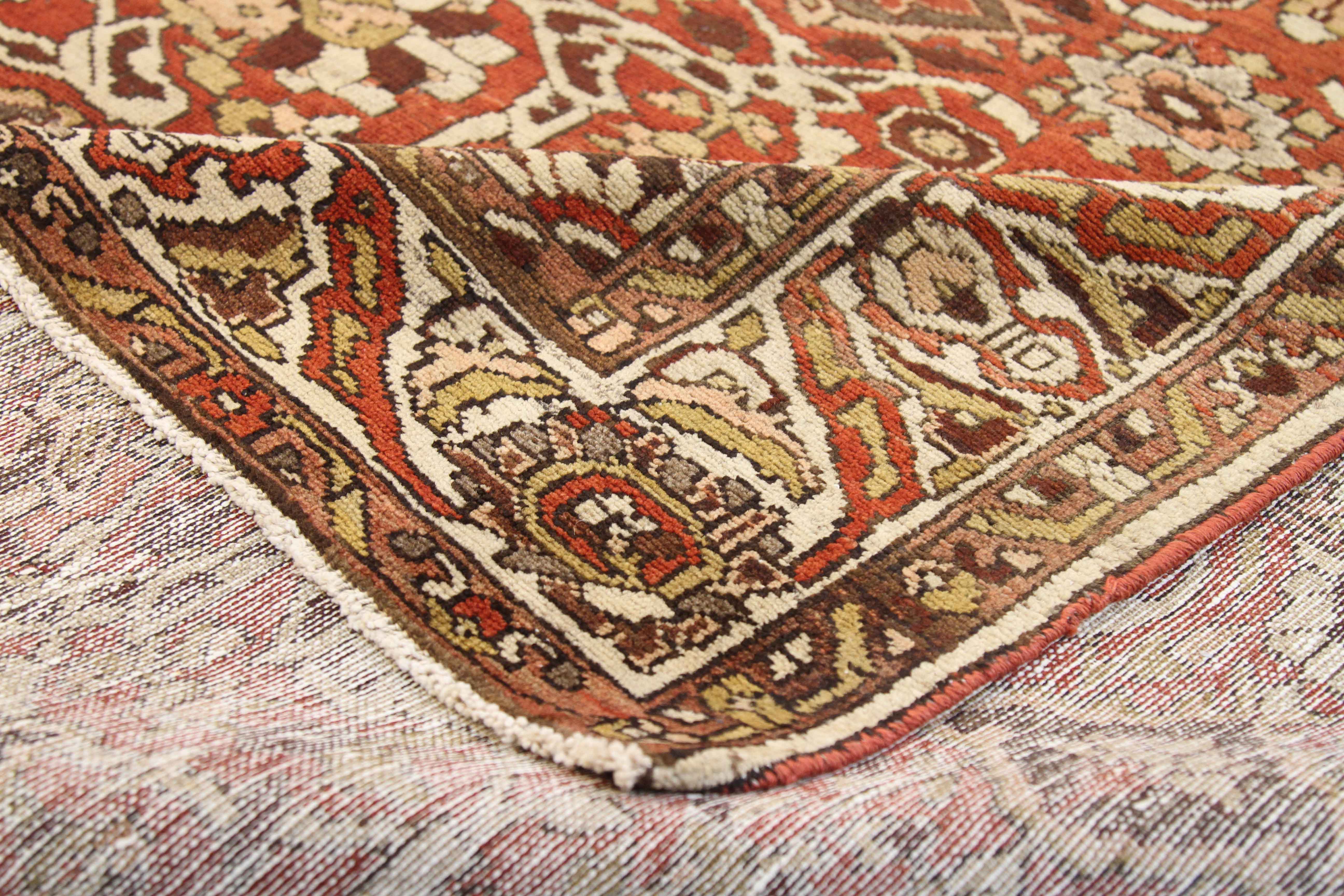 Thumbnail 4 for Antique Persian Bakhtiar Traditional Rug 51869