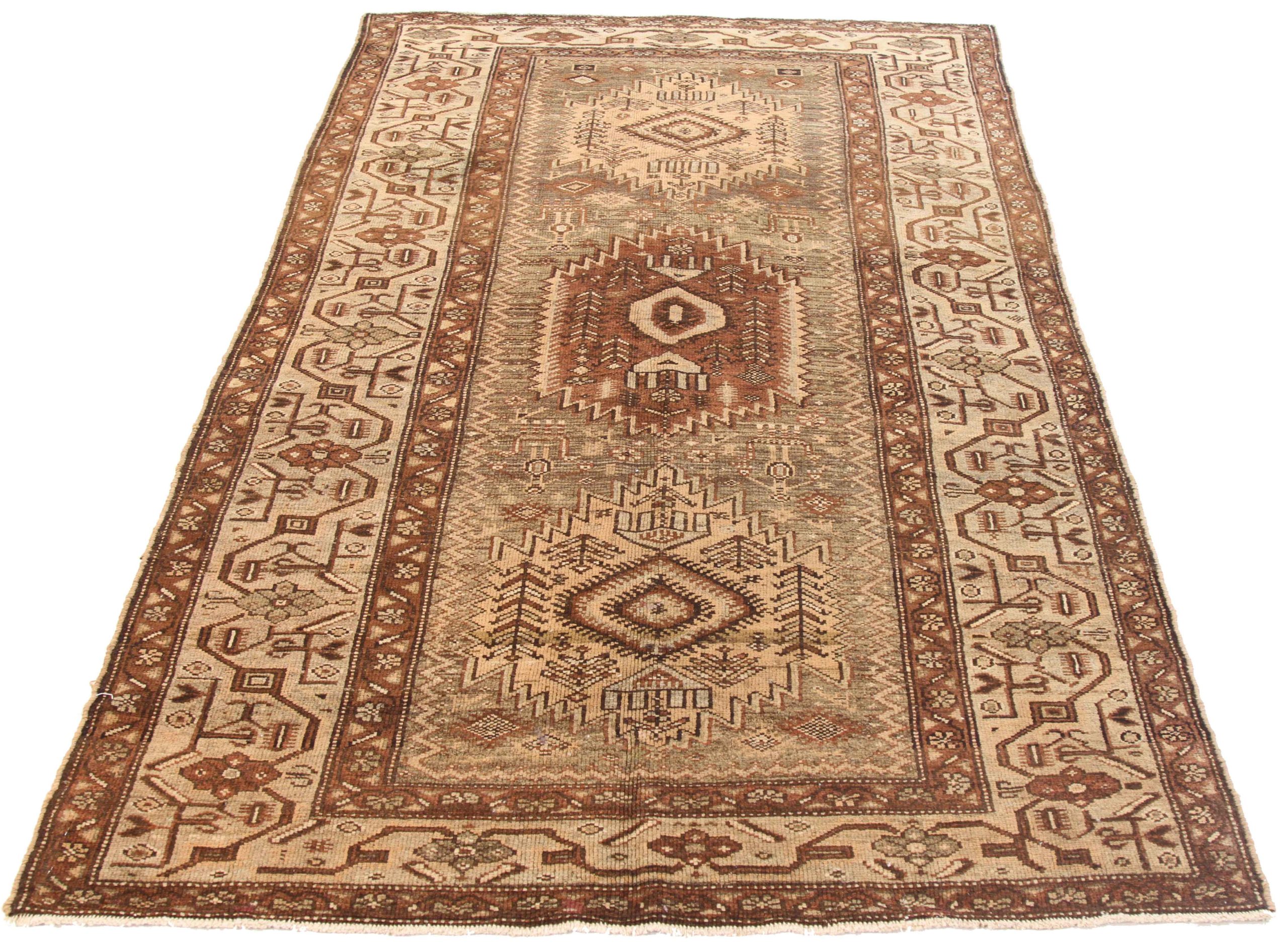 Thumbnail 7 for Antique Persian Transitional Rug 51921