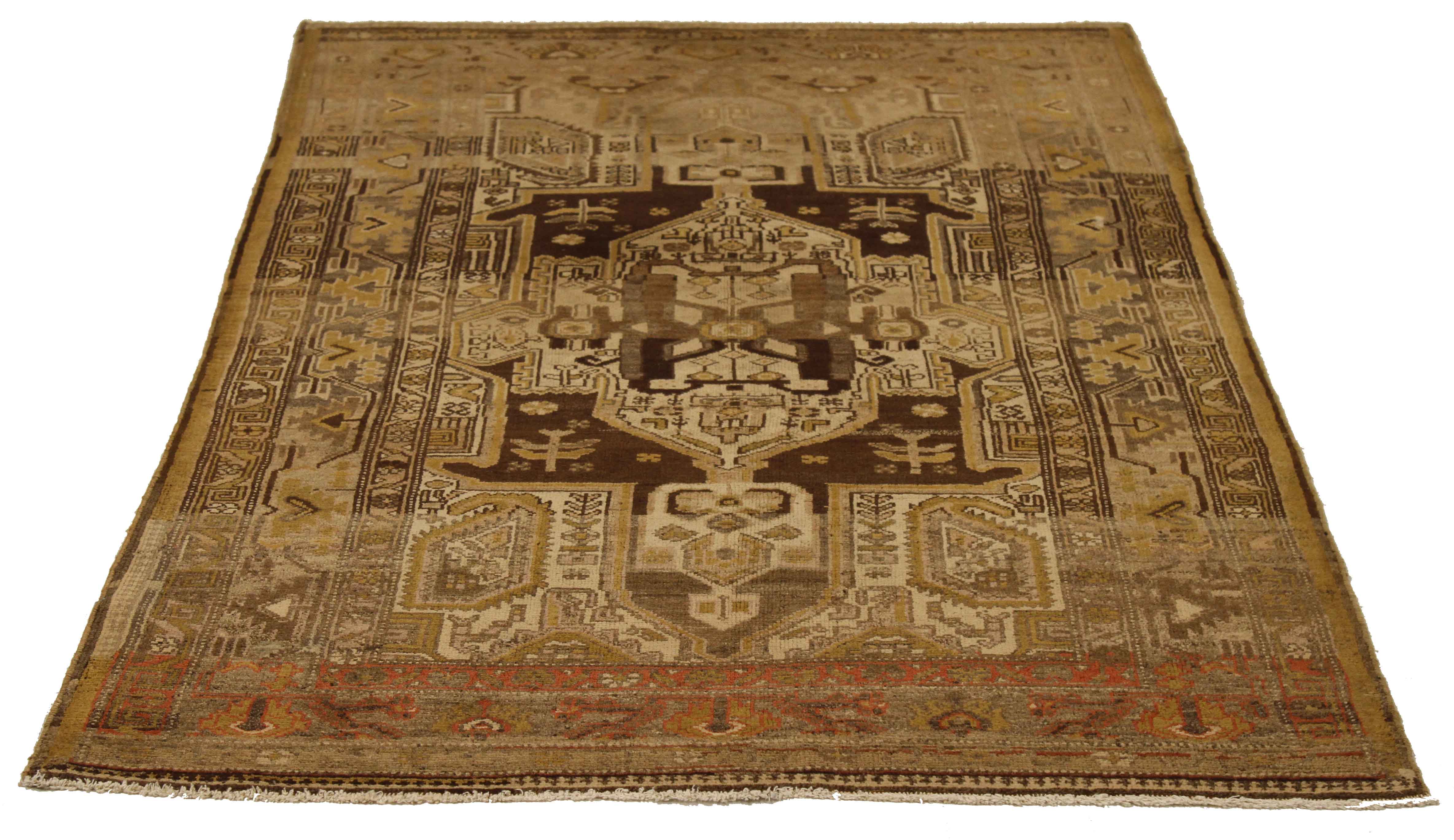 Thumbnail 11 for Antique Persian Zanjan Transitional Rug 51916