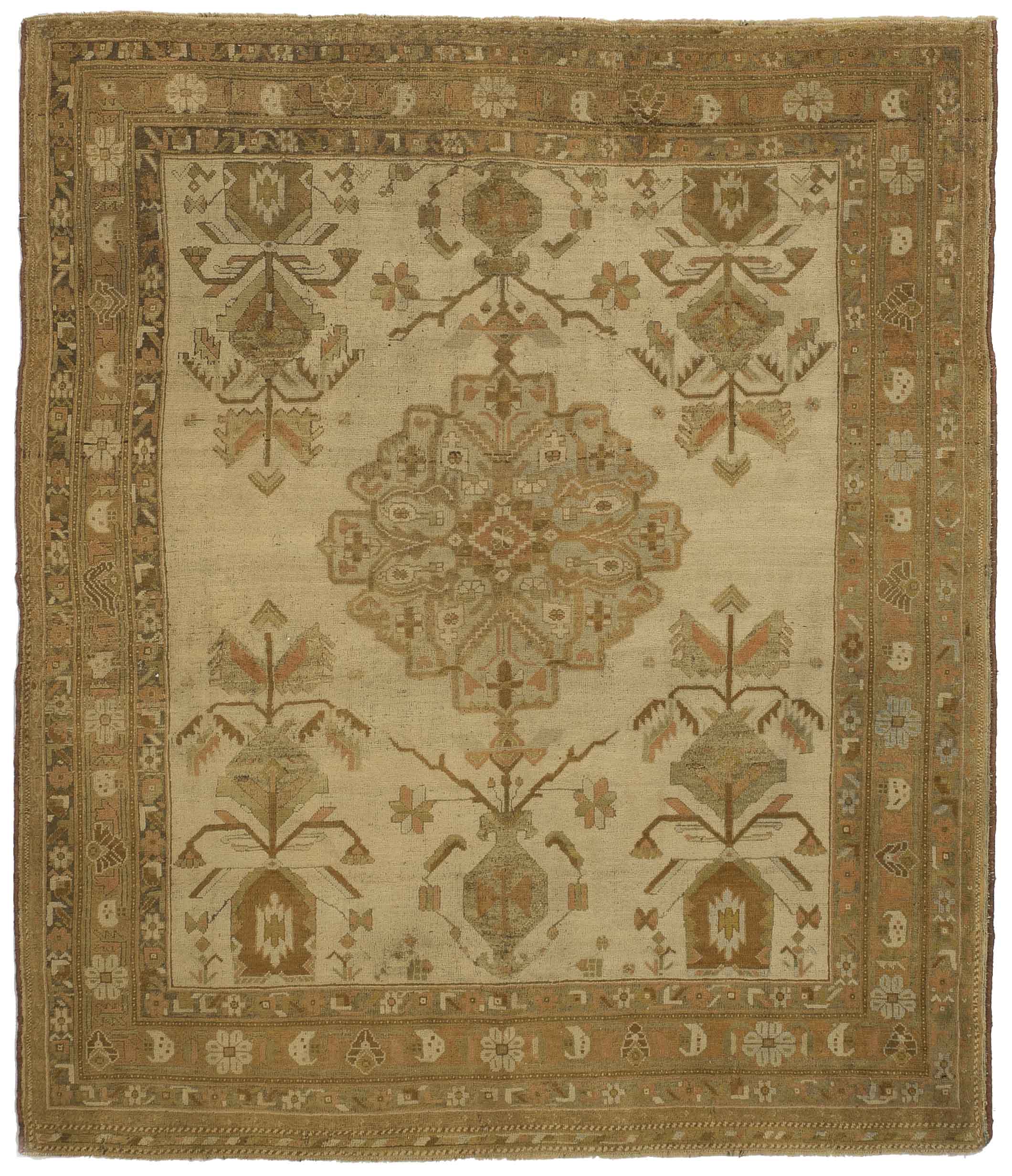 Thumbnail 14 for Antique Persian Sirjan Transitional Rug 51919