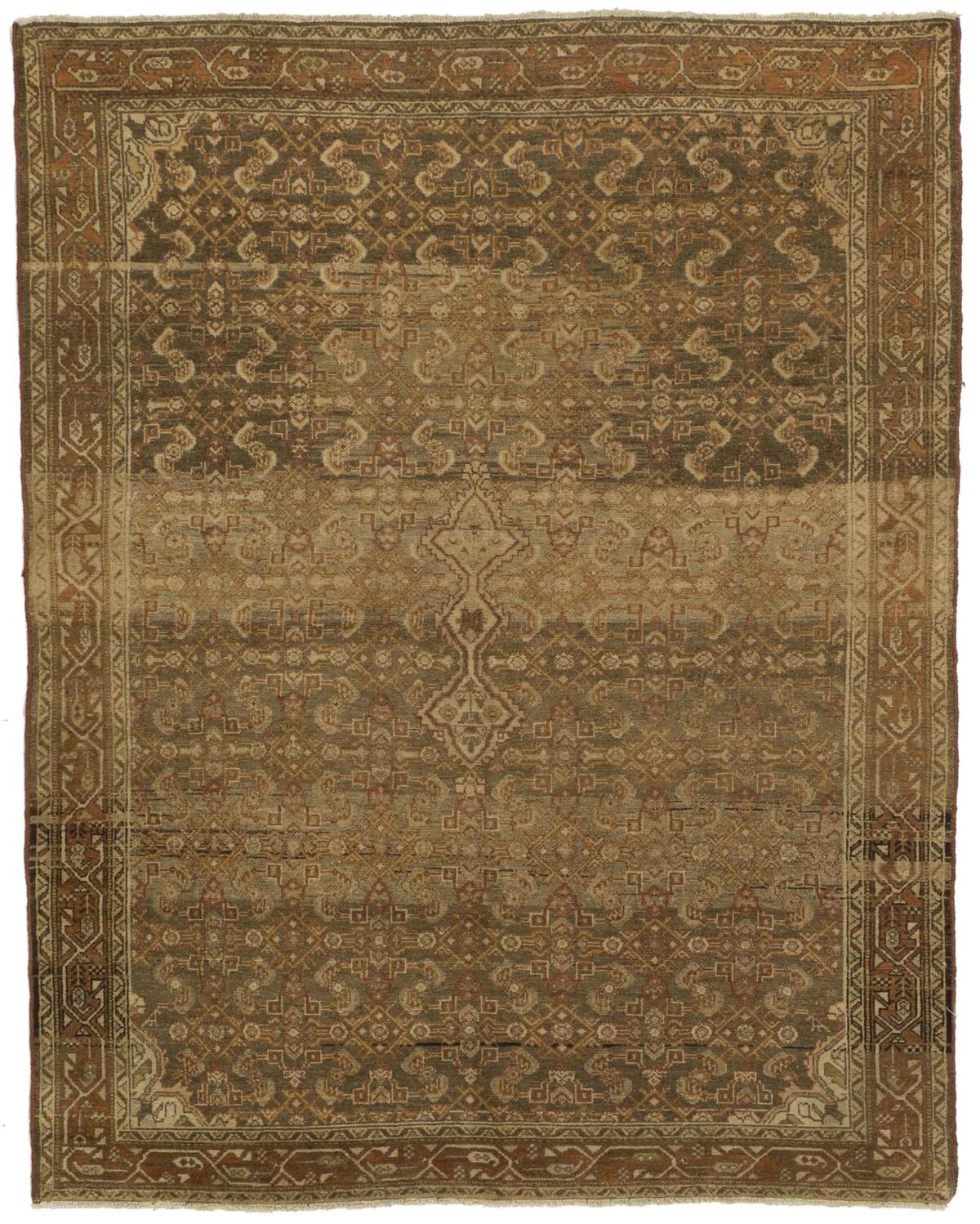 Thumbnail 15 for Antique Persian Malayer Transitional Rug 51902
