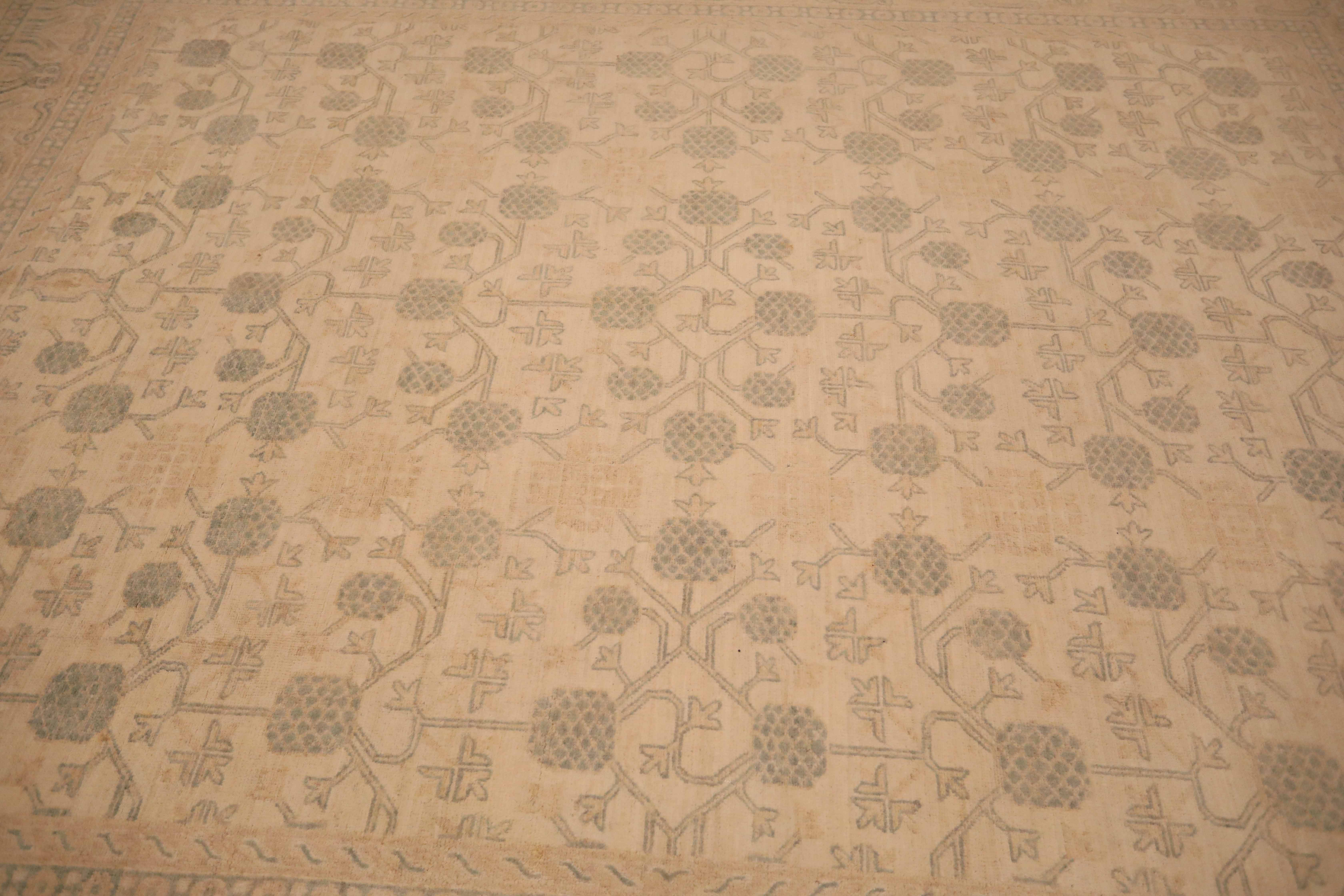 Thumbnail 4 for Afghanistan Tabriz Tribal Rug 91924