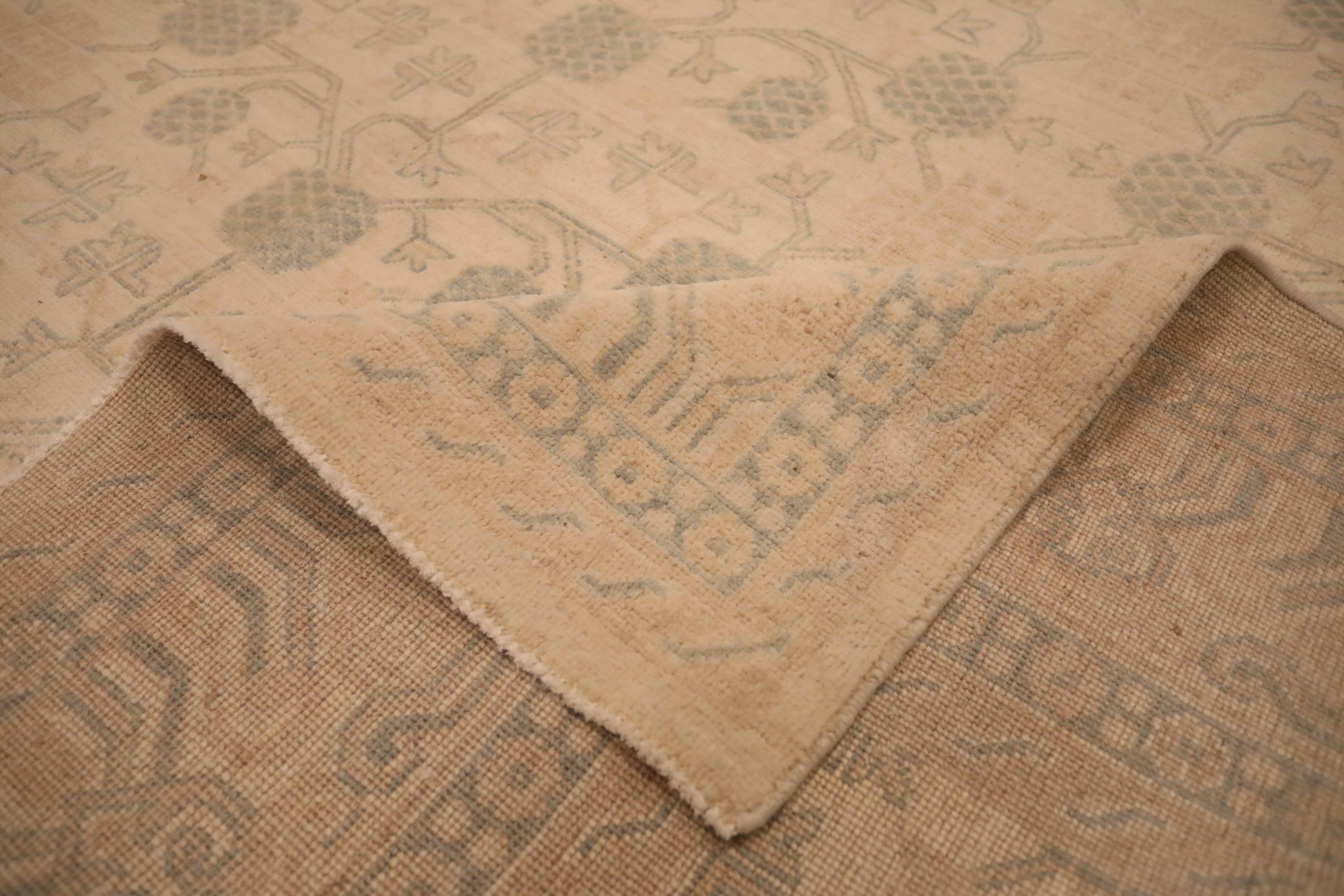 Thumbnail 5 for Afghanistan Tabriz Tribal Rug 91924