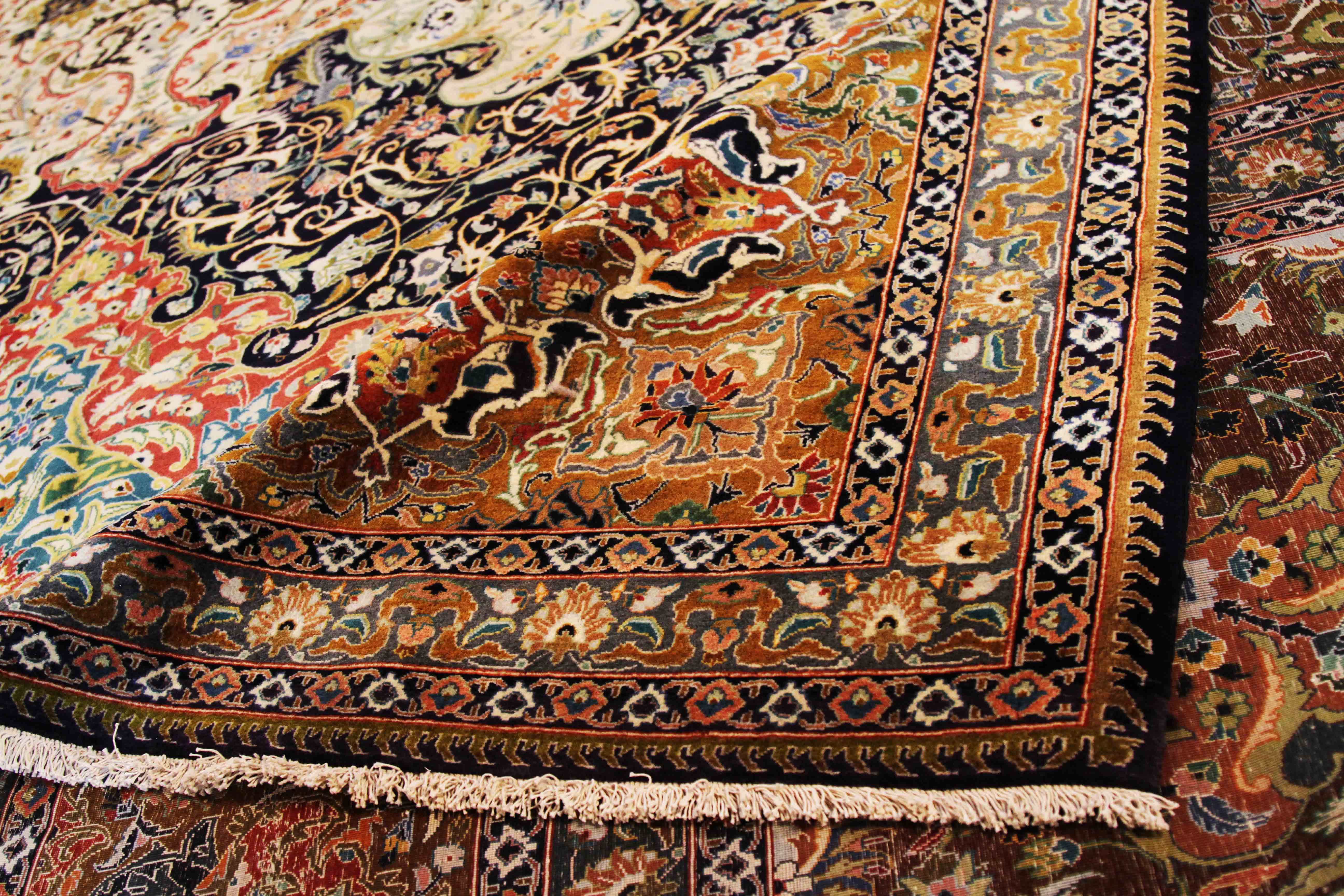 Thumbnail 4 for Antique Persian Tabriz Transitional Rug 69913