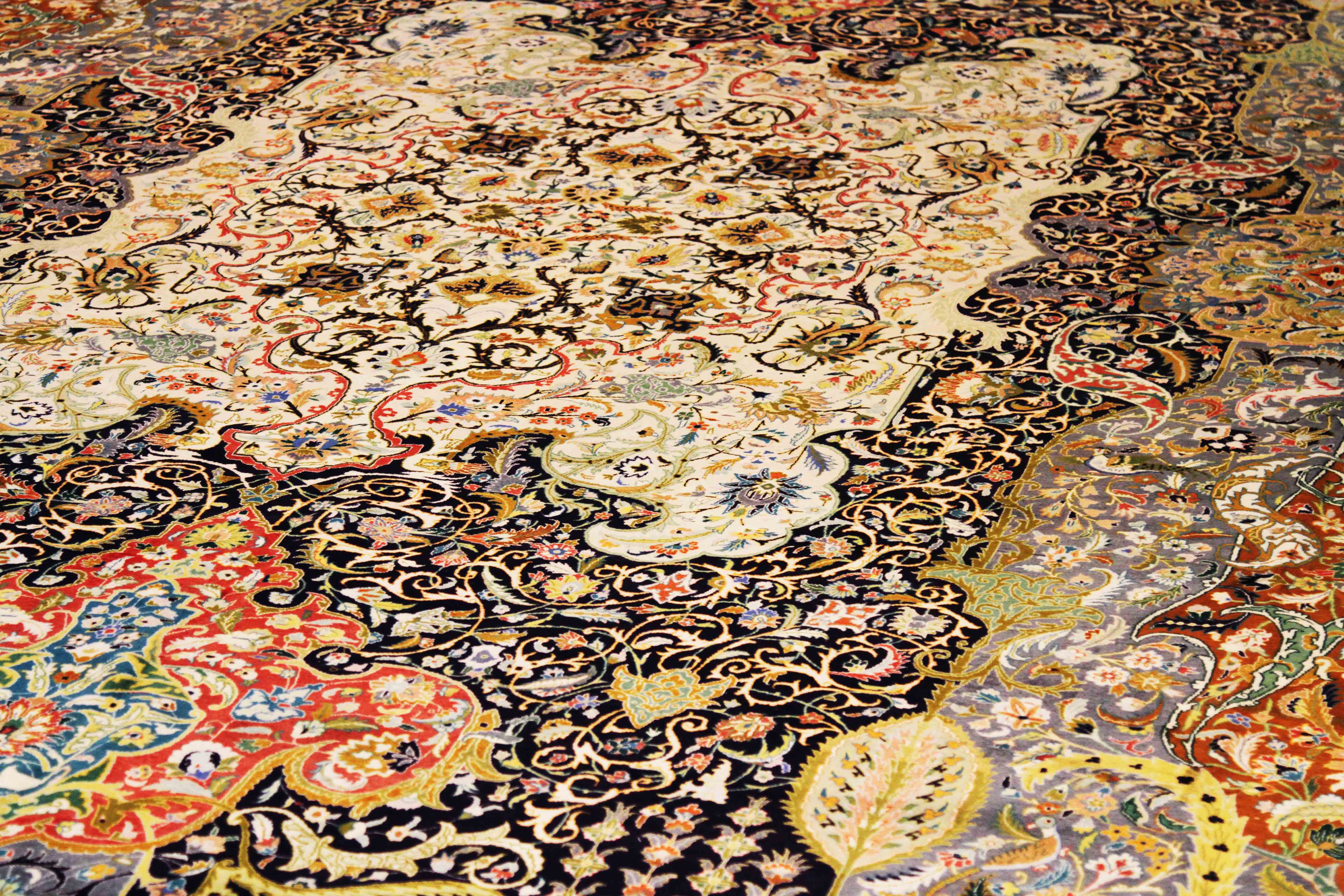 Thumbnail 2 for Antique Persian Tabriz Transitional Rug 69913