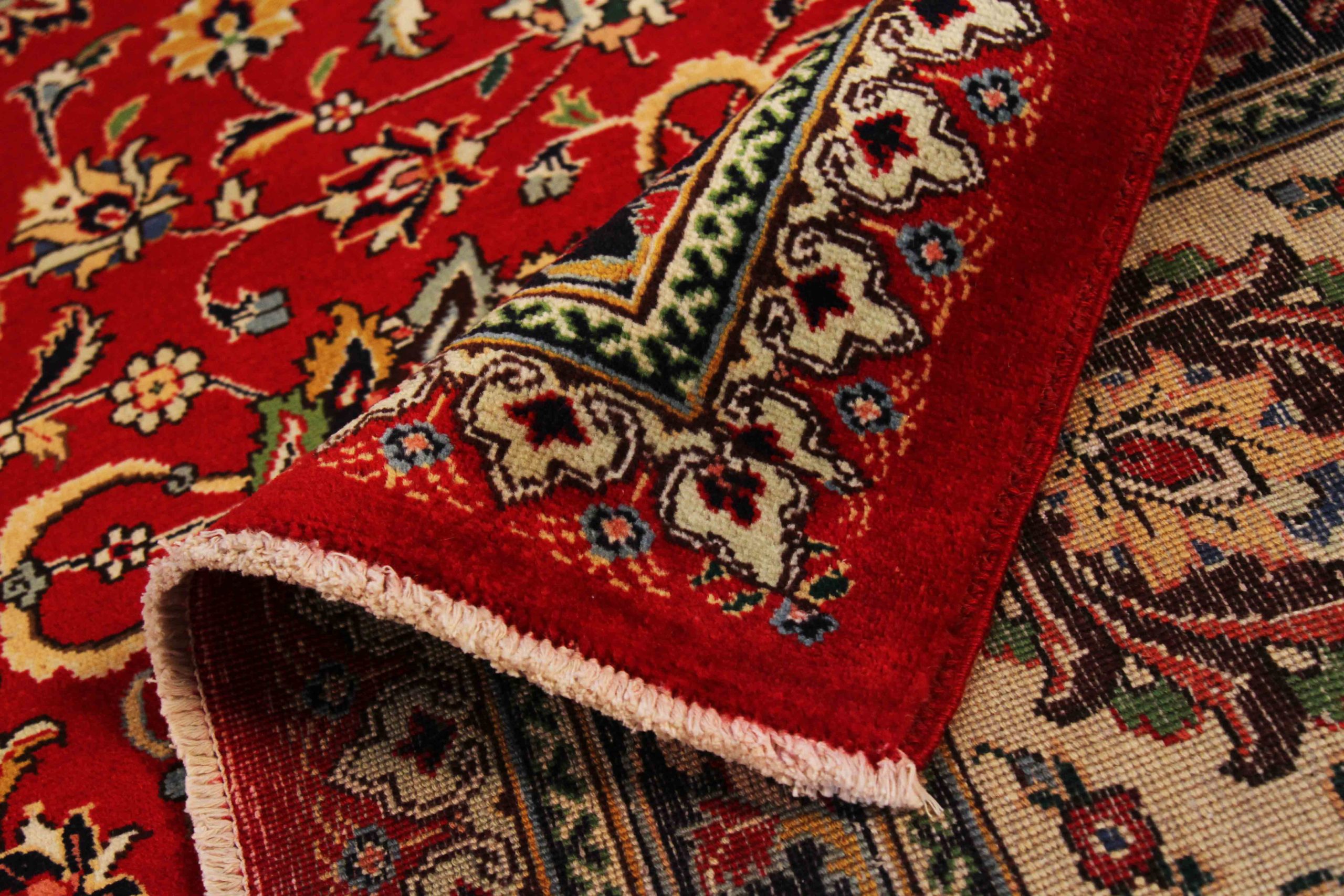 Thumbnail 5 for Antique Persian Tabriz Traditional Rug 69902