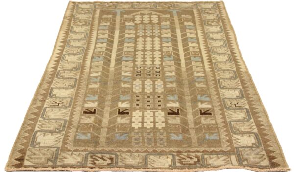 Thumbnail 14 for Antique Persian Saveh Transitional Rug 75672
