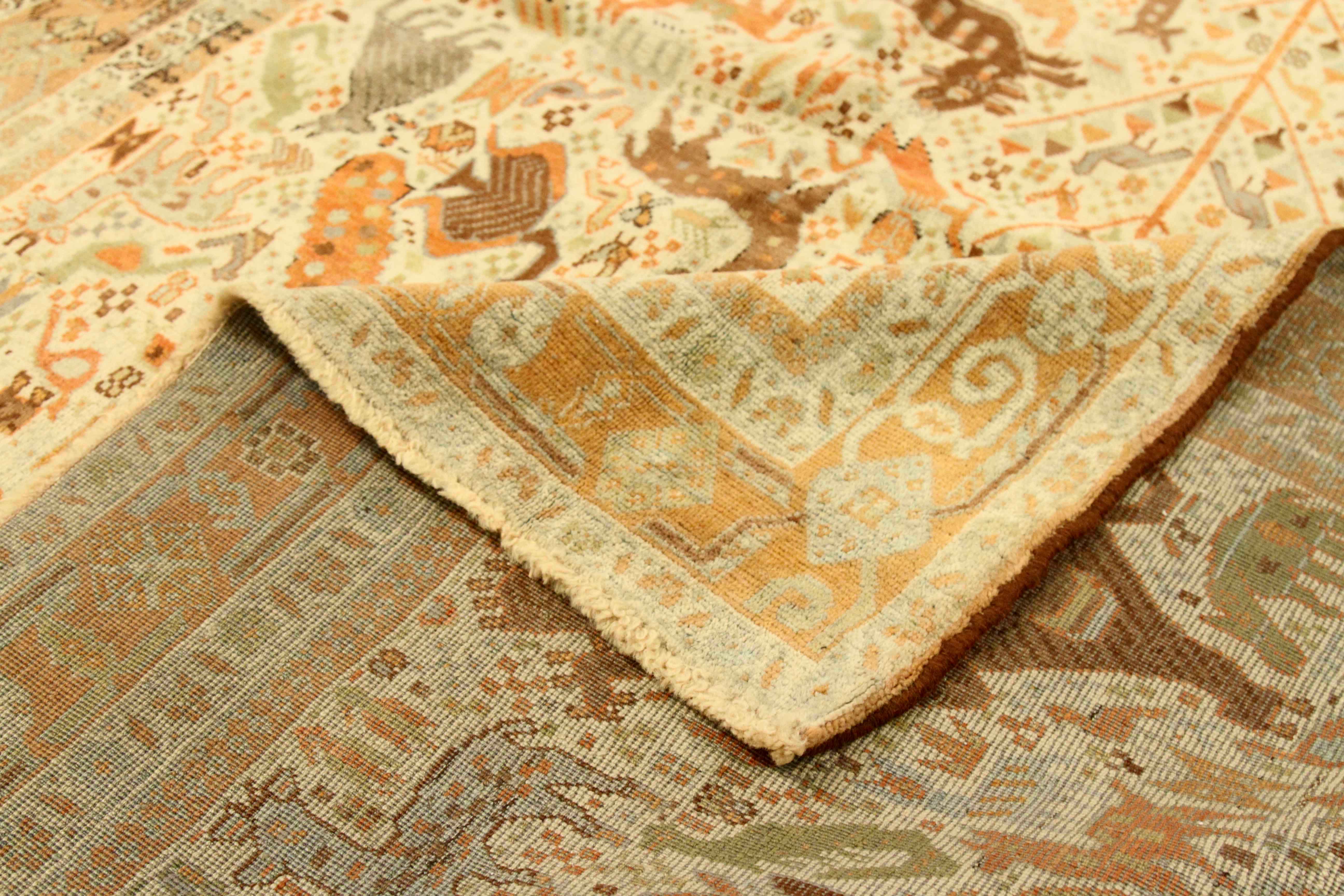 Thumbnail 2 for Antique Persian Malayer Traditional Rug 75675