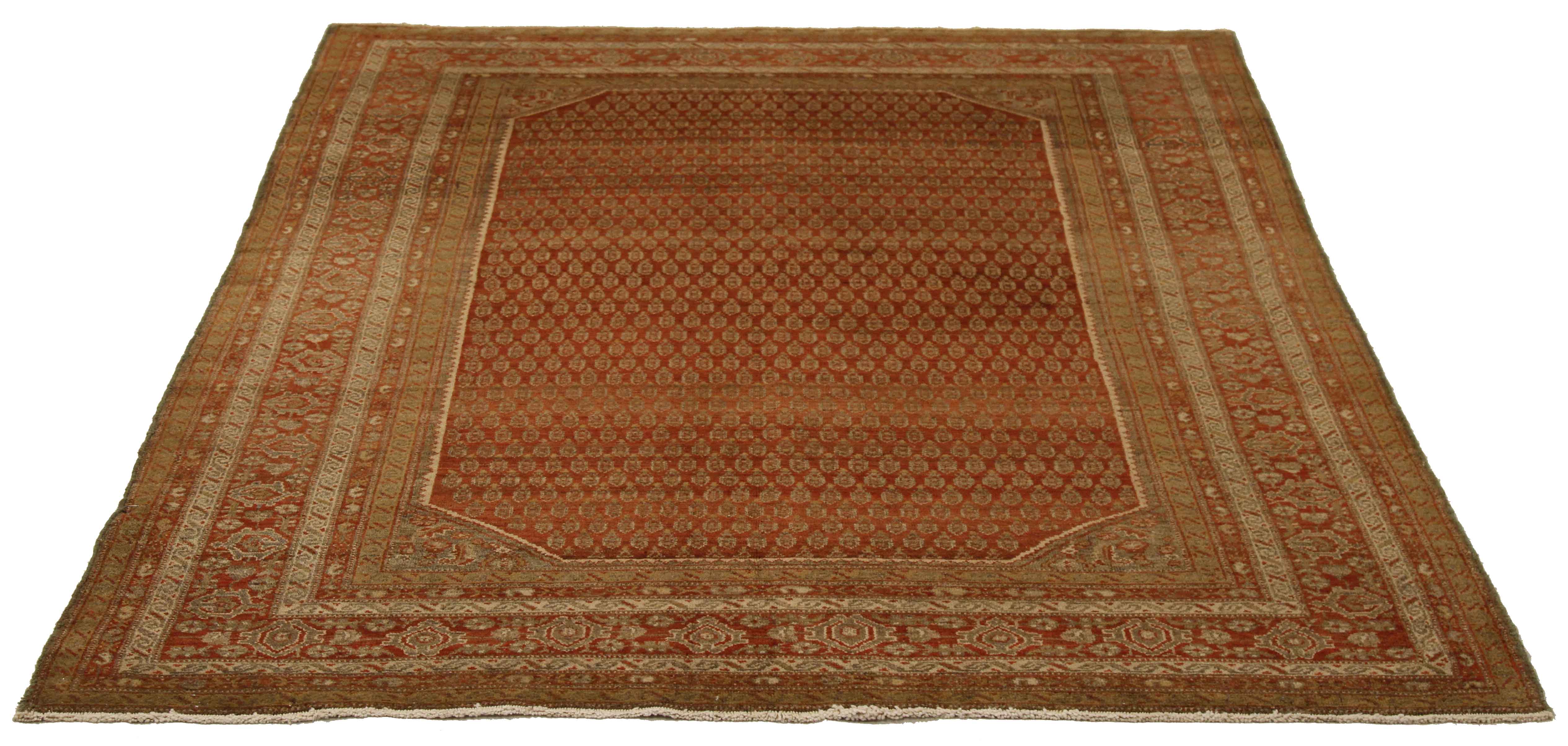 Thumbnail 9 for Antique Persian Malayer Transitional Rug 51947