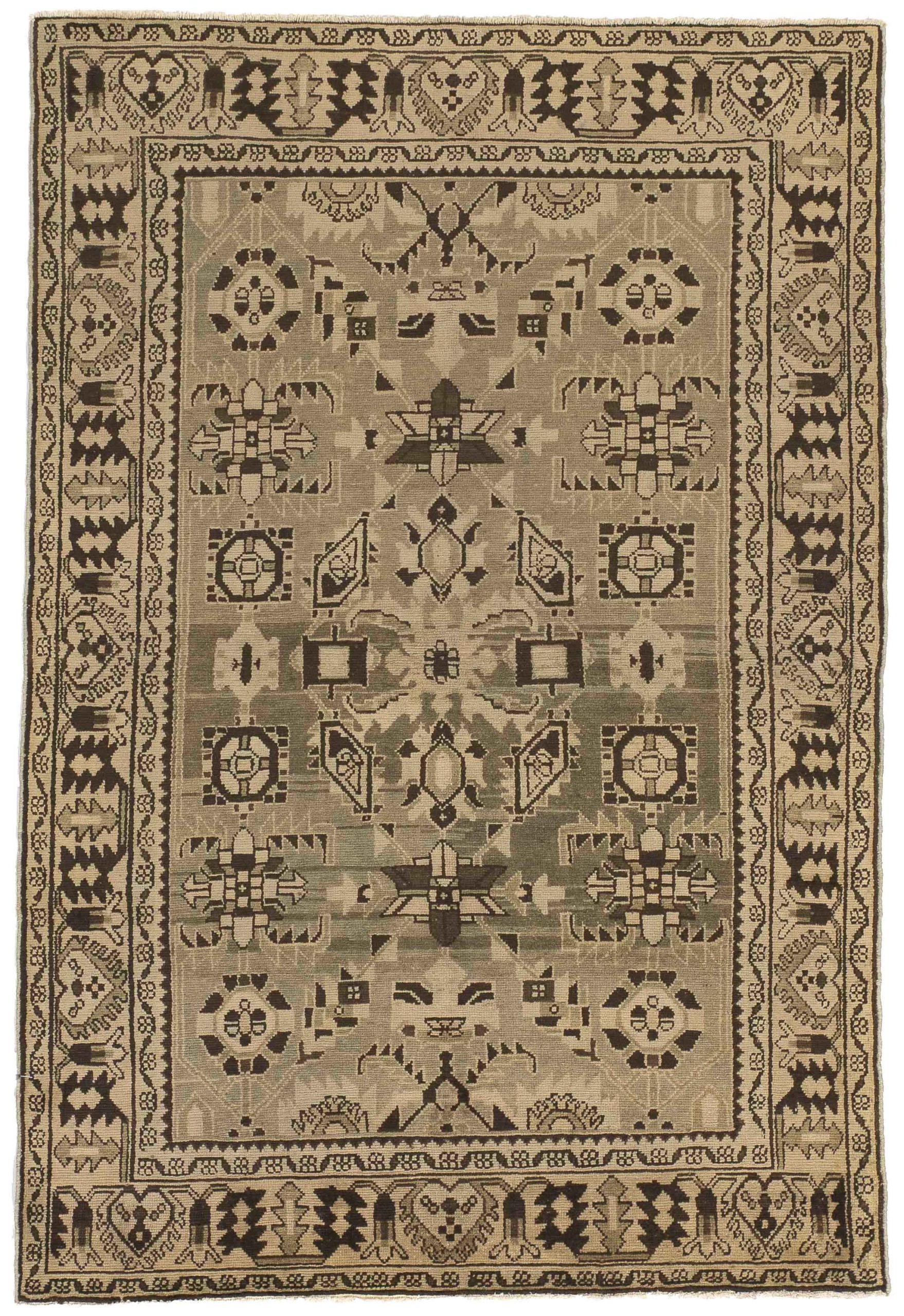 Thumbnail 2 for Antique Persian Malayer Transitional Rug 51926