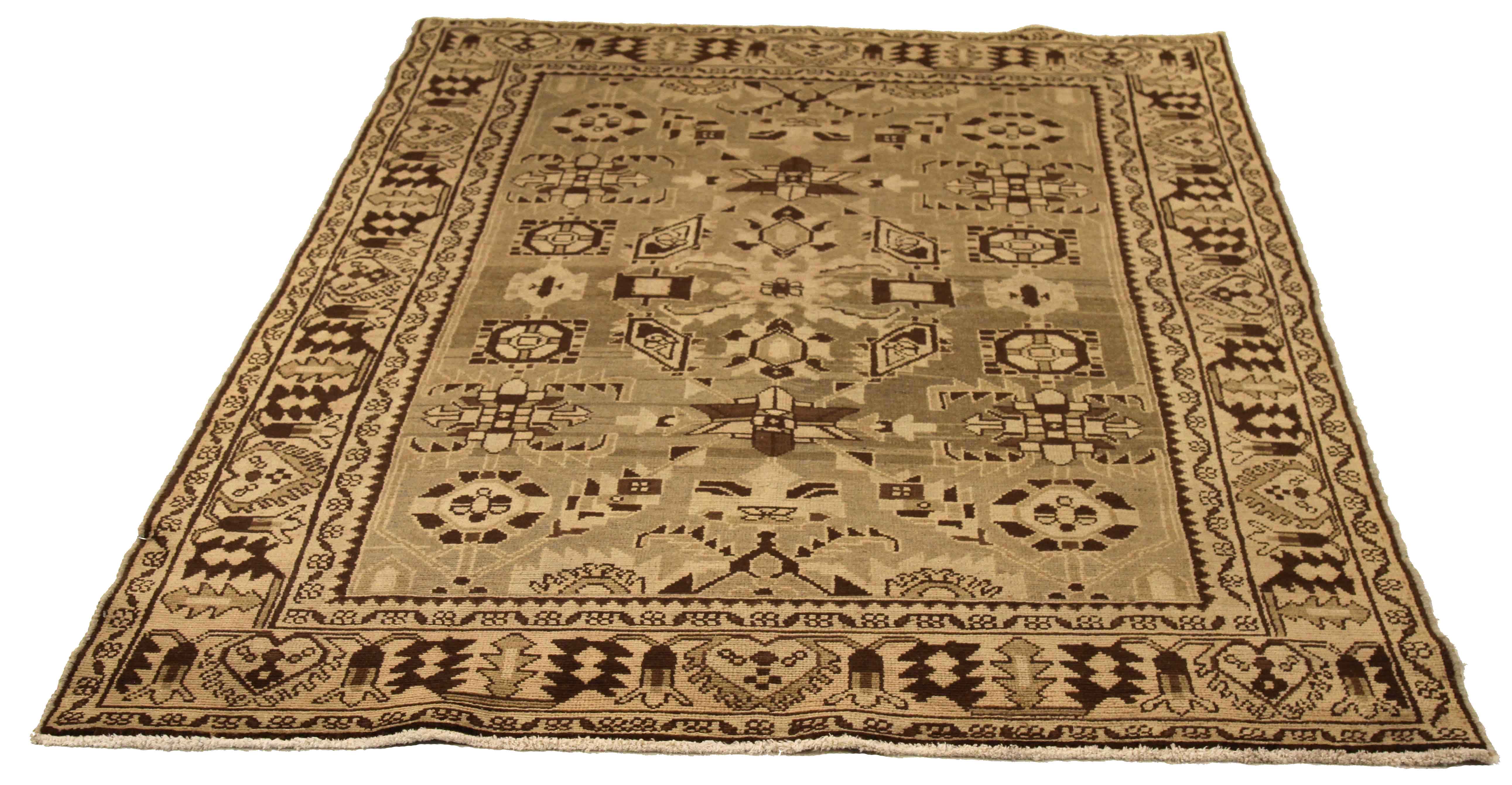 Thumbnail 13 for Antique Persian Malayer Transitional Rug 51926