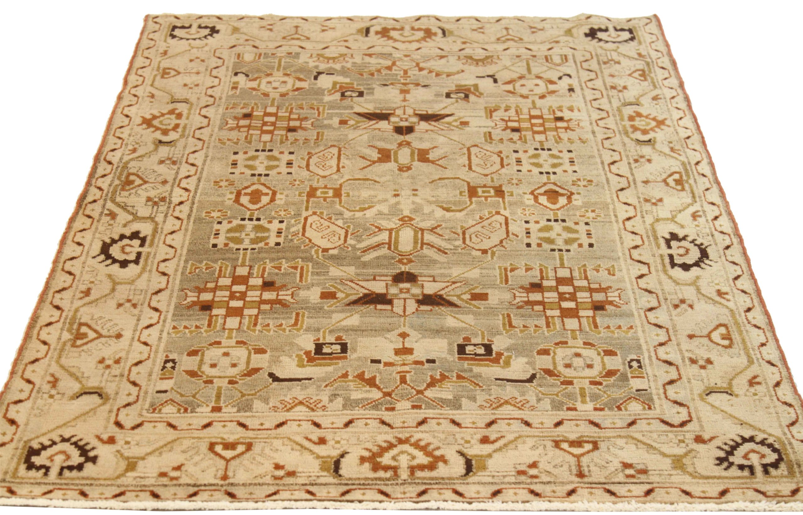 Thumbnail 14 for Antique Persian Malayer Transitional Rug 51929