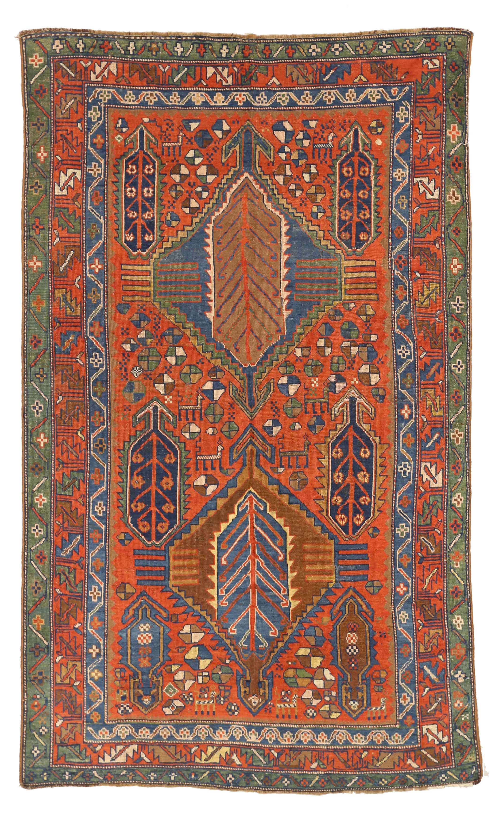 Thumbnail 9 for Antique Persian Traditional Rug 51961