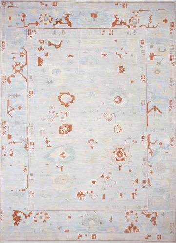 Thumbnail 10 for Persian Oushak Transitional Rug 88060