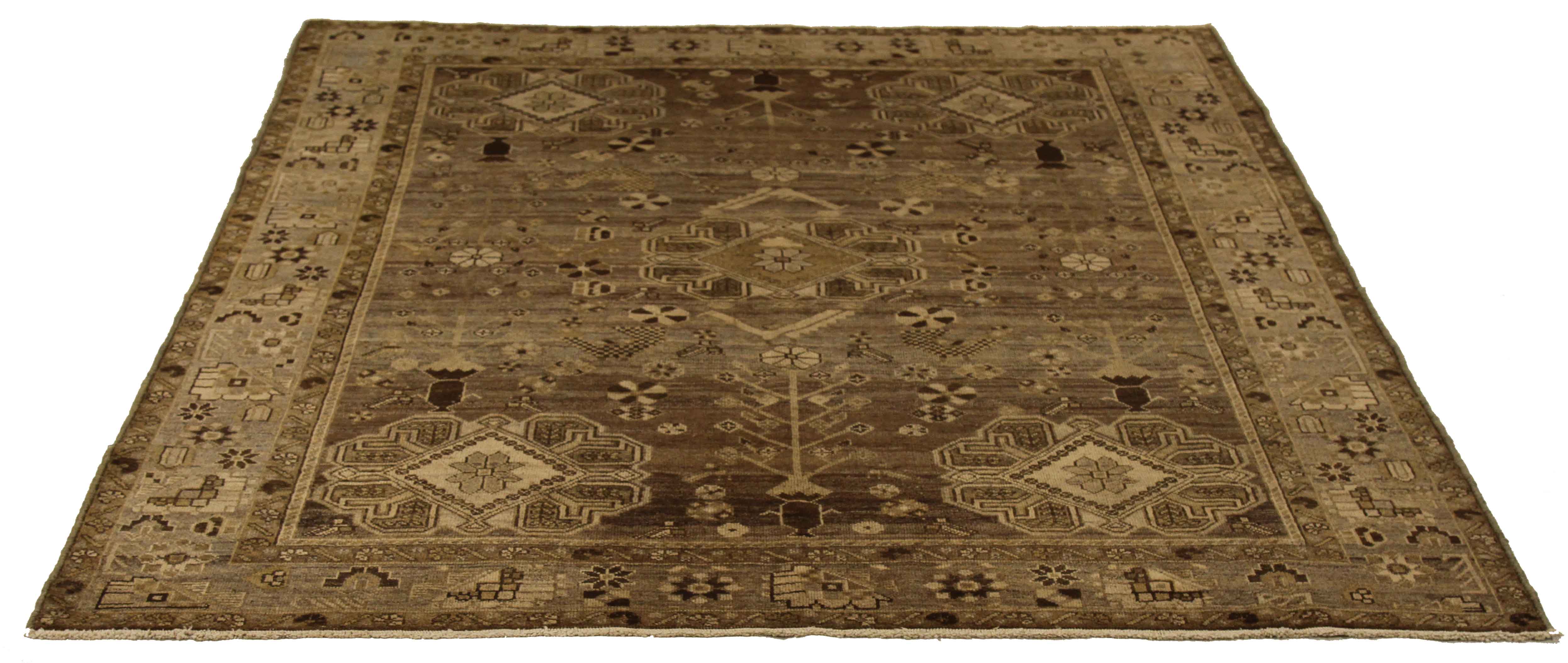 Thumbnail 13 for Antique Persian Malayer Transitional Rug 51955