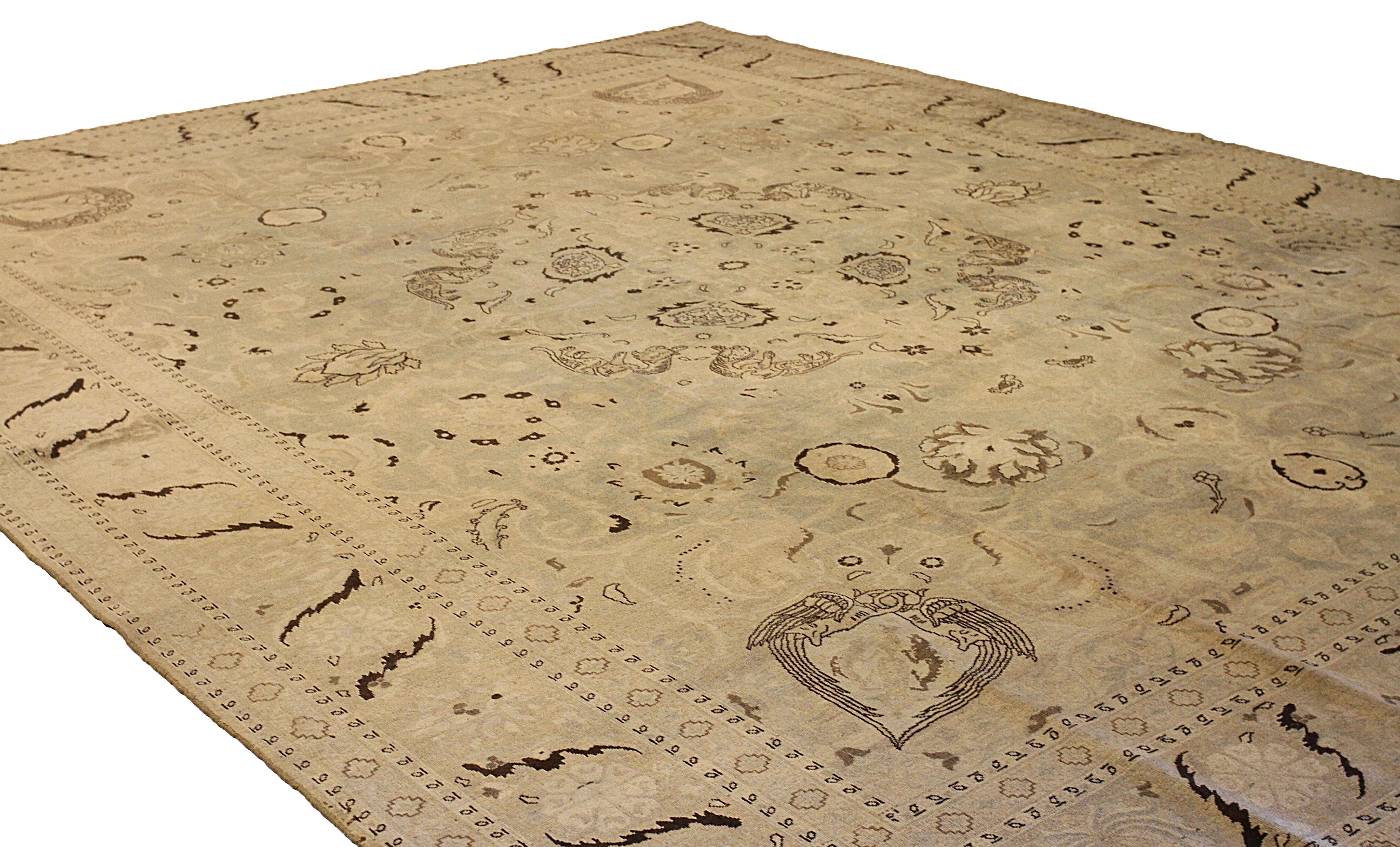 Thumbnail 10 for Antique Persian Transitional Rug 51993