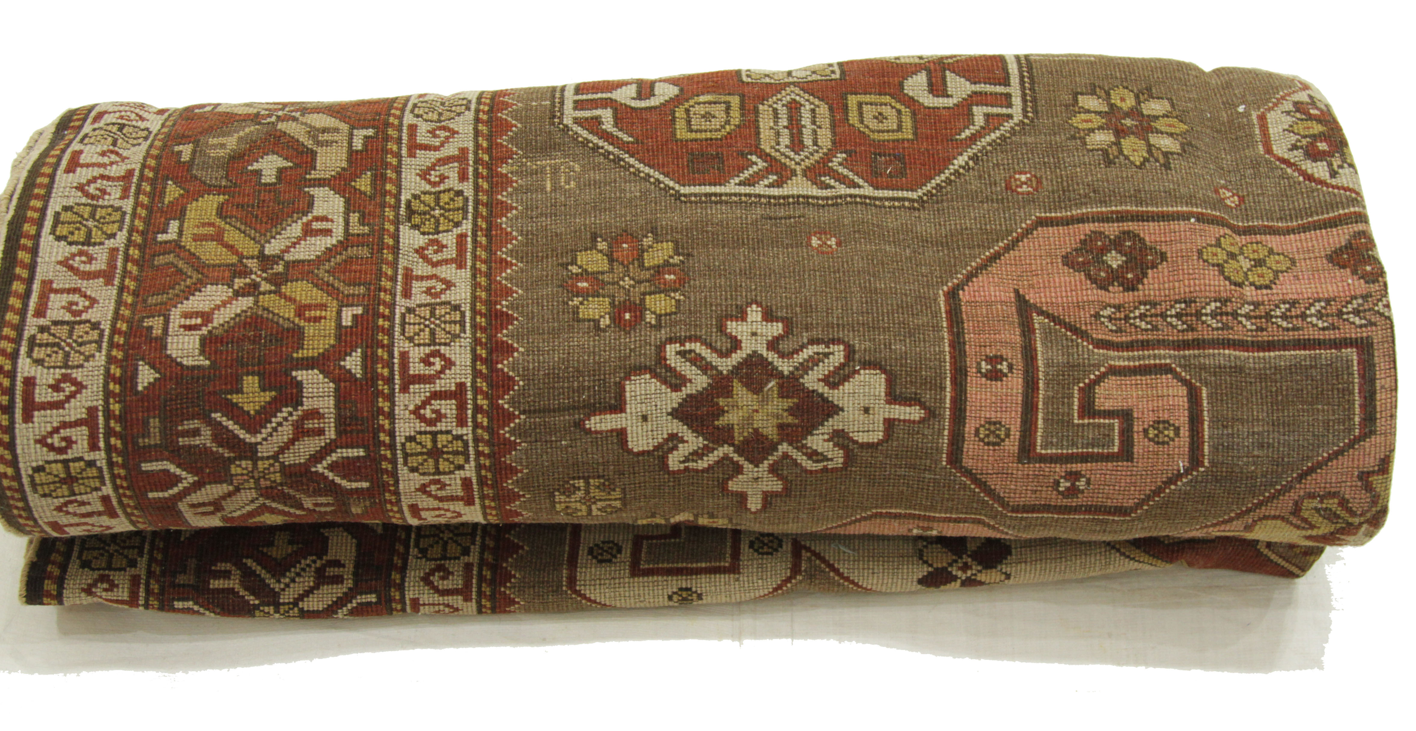 Thumbnail 5 for Antique Persian Ghafghaz Transitional Rug 51977