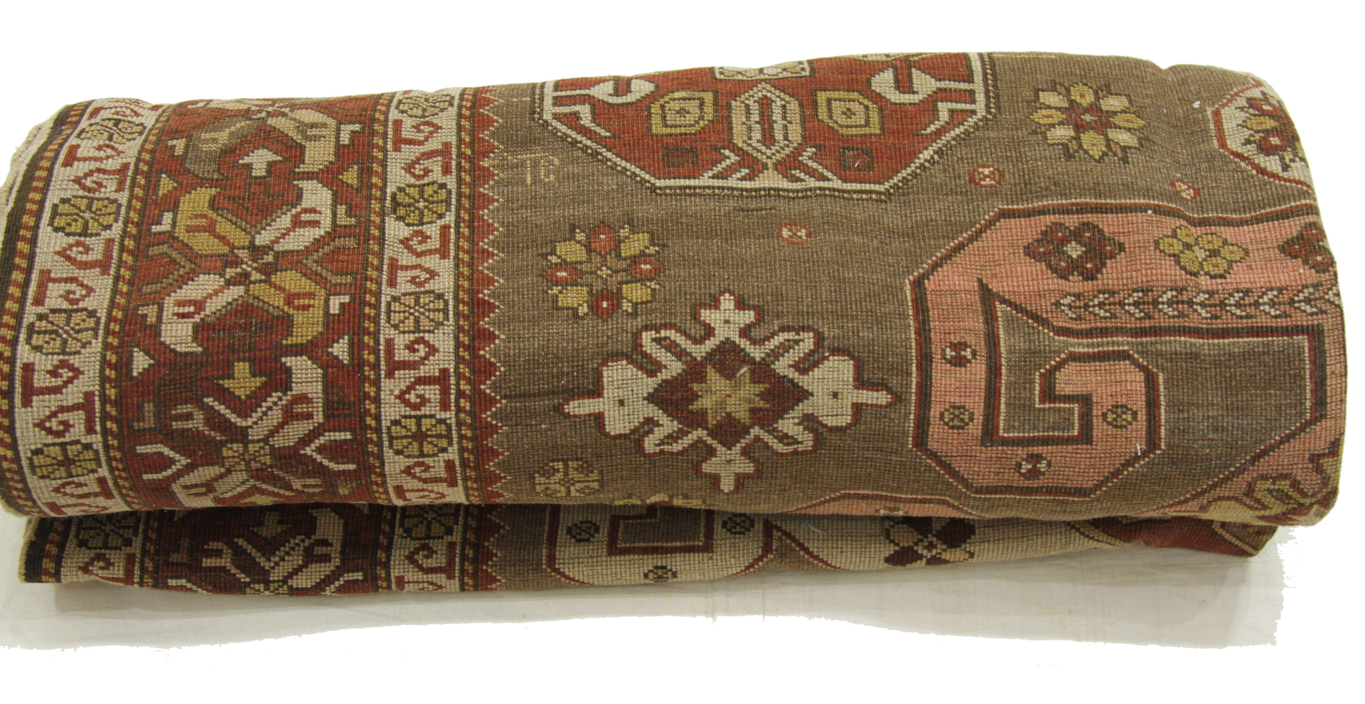 Thumbnail 6 for Antique Persian Ghafghaz Transitional Rug 51977