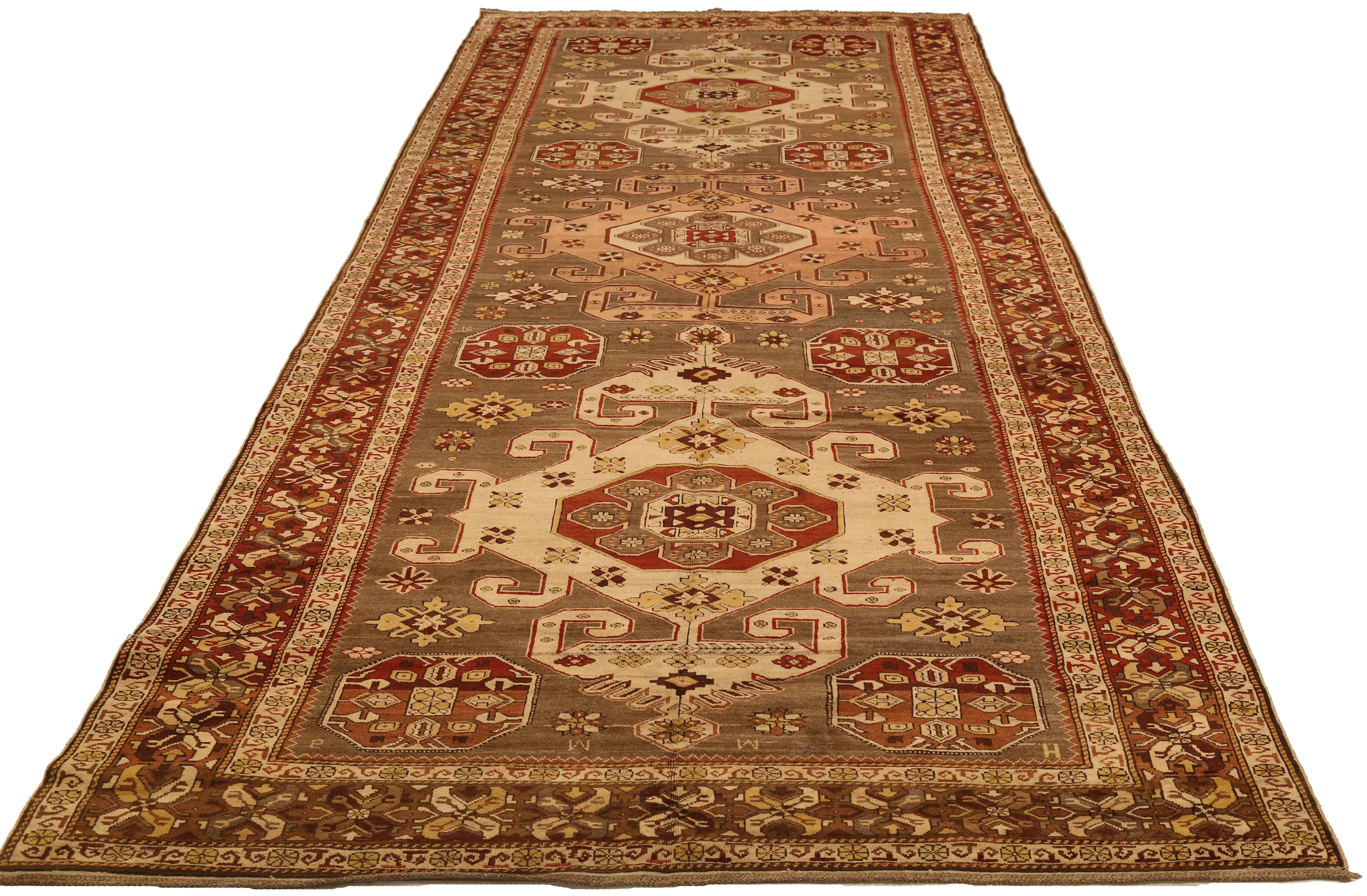 Thumbnail 8 for Antique Persian Ghafghaz Transitional Rug 51977