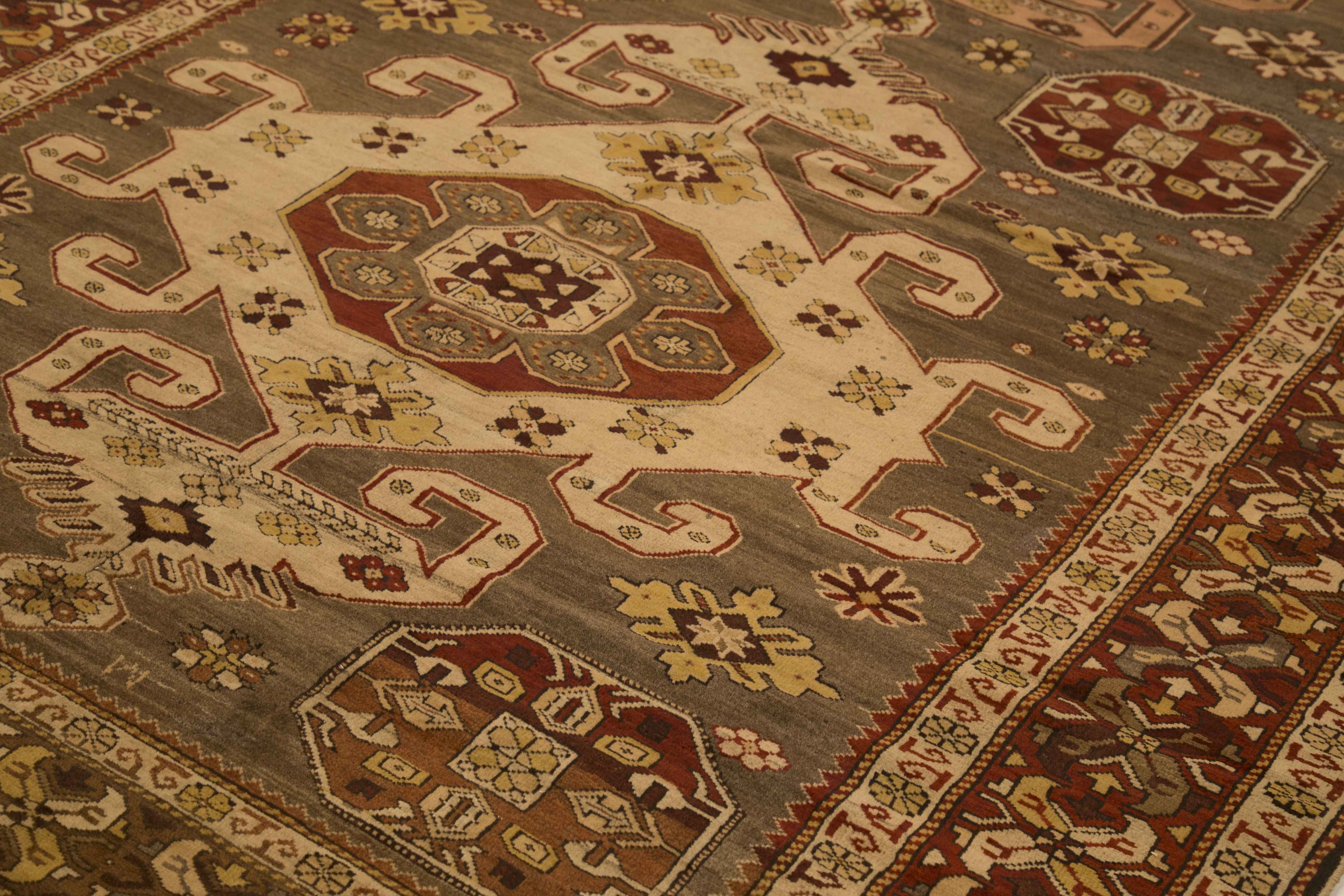 Thumbnail 11 for Antique Persian Ghafghaz Transitional Rug 51977