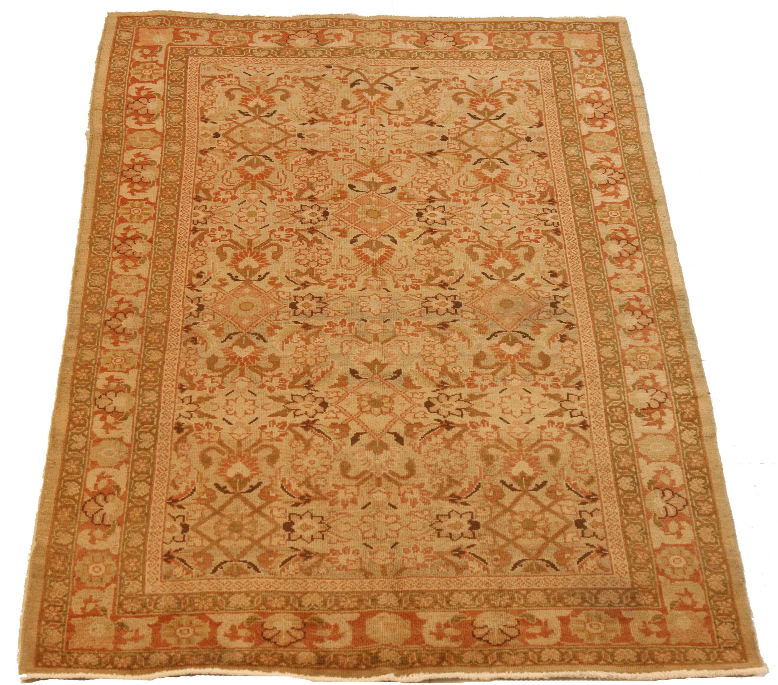 Thumbnail 8 for Antique Persian Mahal Transitional Rug 51969