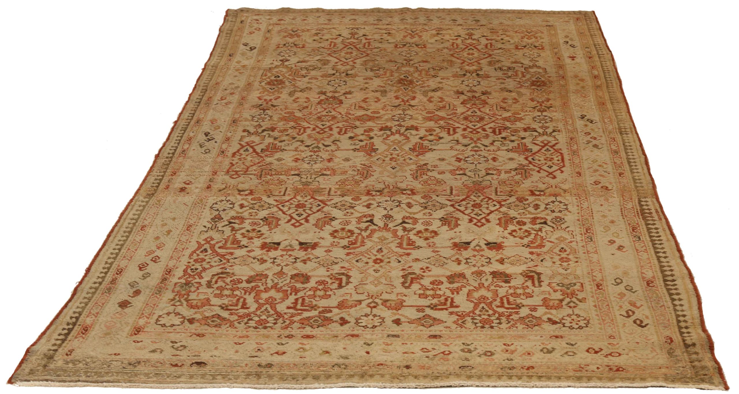 Thumbnail 15 for Antique Persian Malayer Transitional Rug 51971