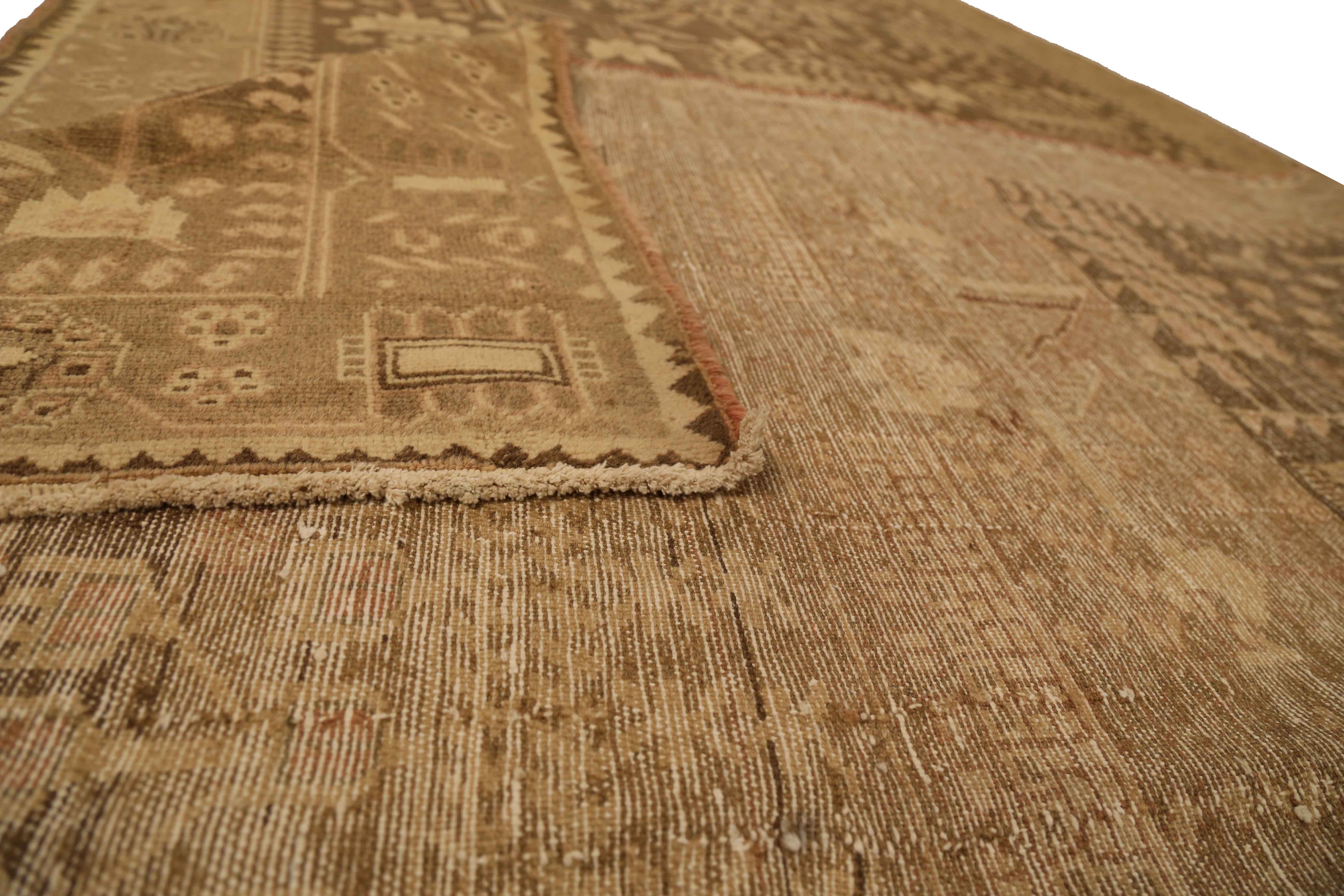 Thumbnail 4 for Antique Persian Saveh Transitional Rug 51972