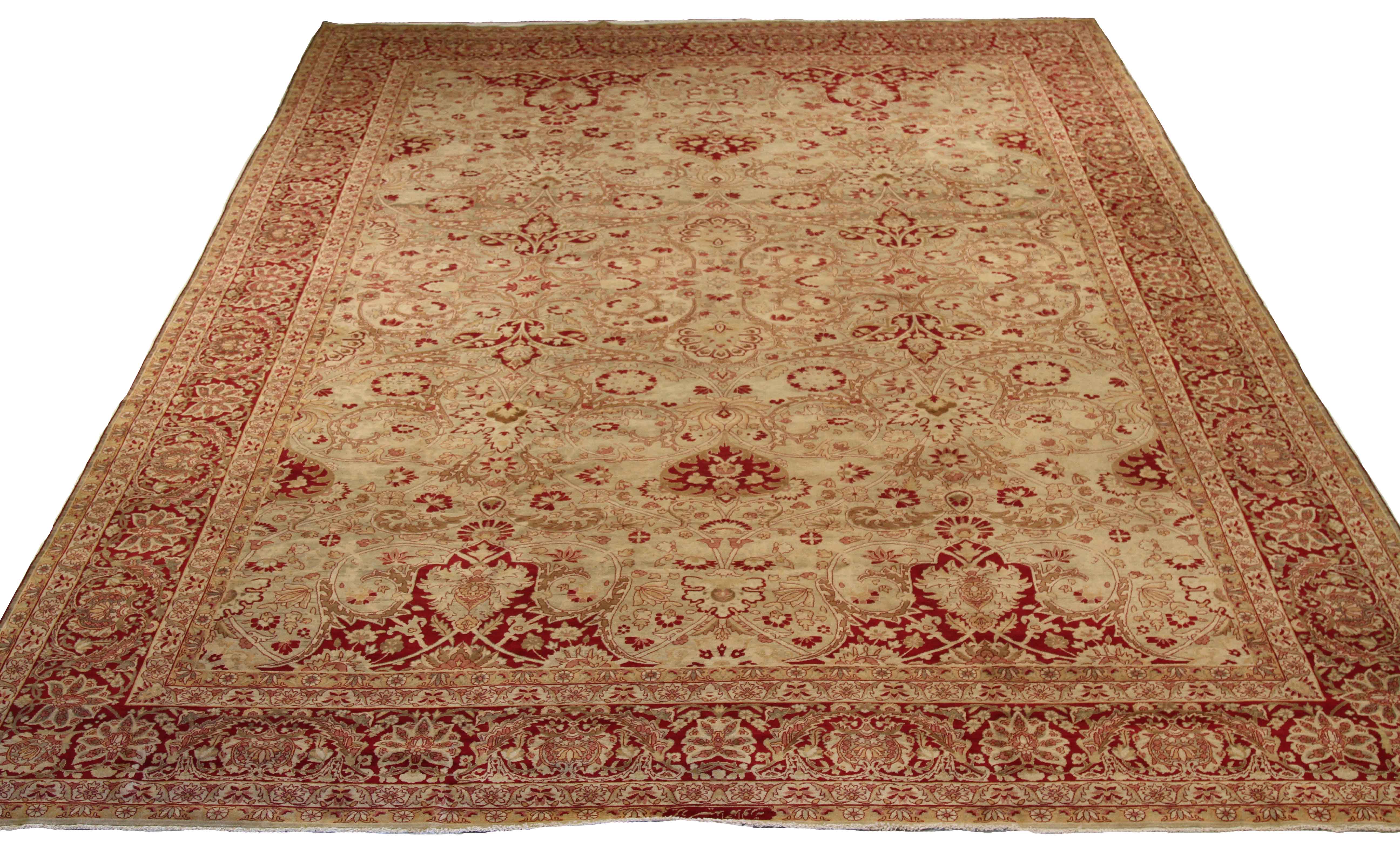 Thumbnail 7 for Antique Persian Yazd Transitional Rug 51975