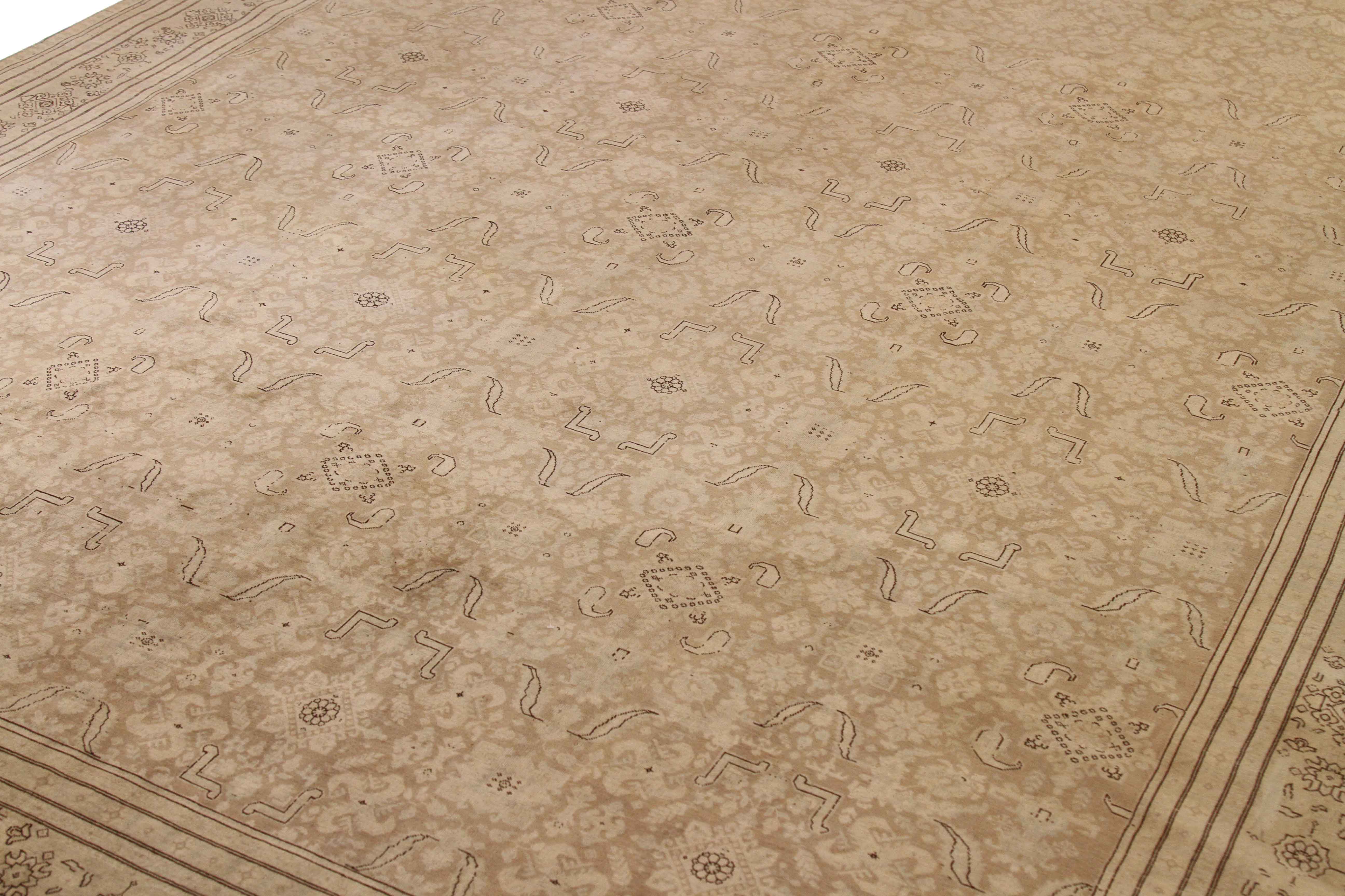 Thumbnail 6 for Antique Persian Tabriz Transitional Rug 52011