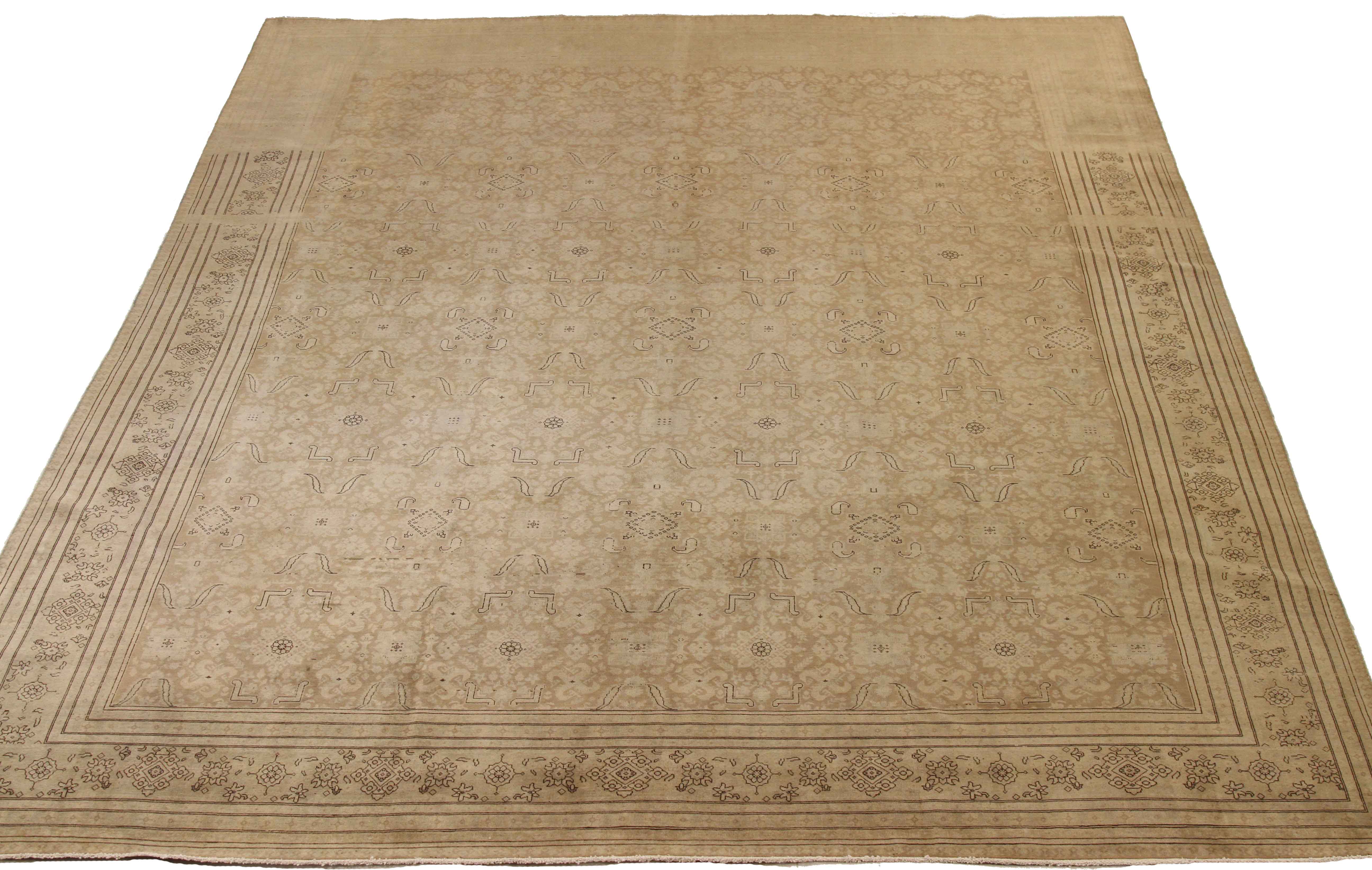 Thumbnail 4 for Antique Persian Tabriz Transitional Rug 52011