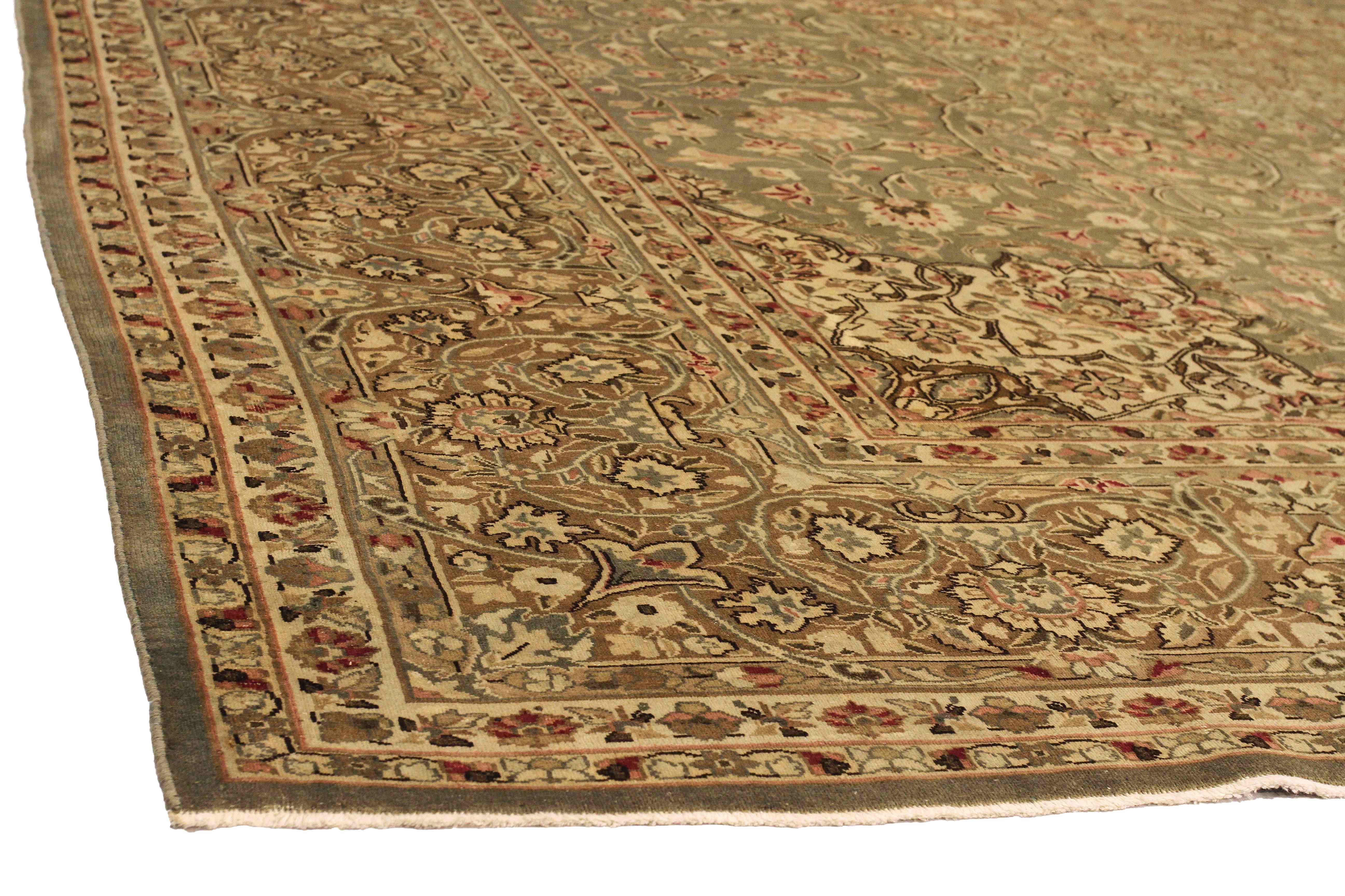 Thumbnail 6 for Antique Persian Kerman Transitional Rug 52012
