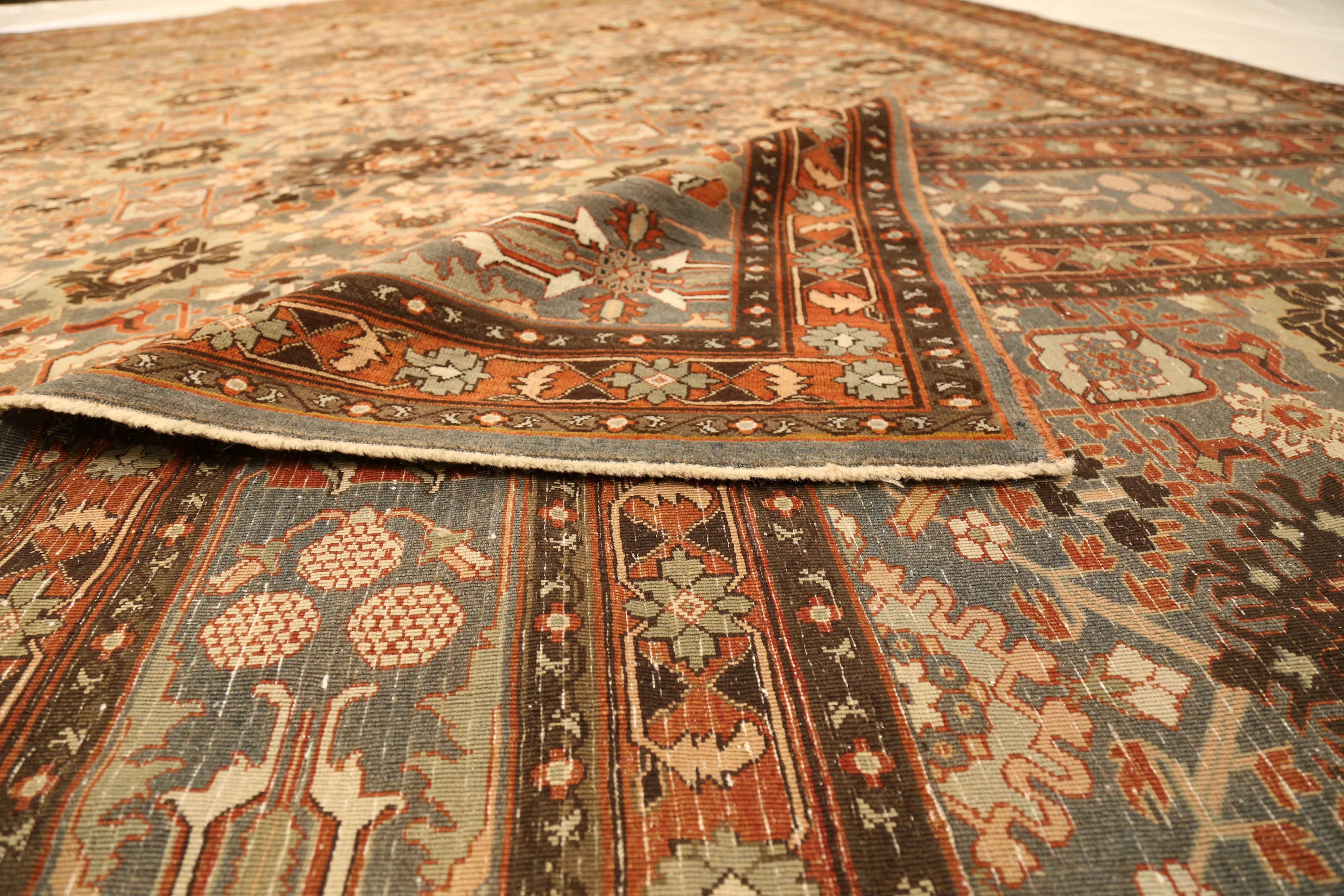 Thumbnail 6 for Antique Persian Bijar Traditional Rug 52018