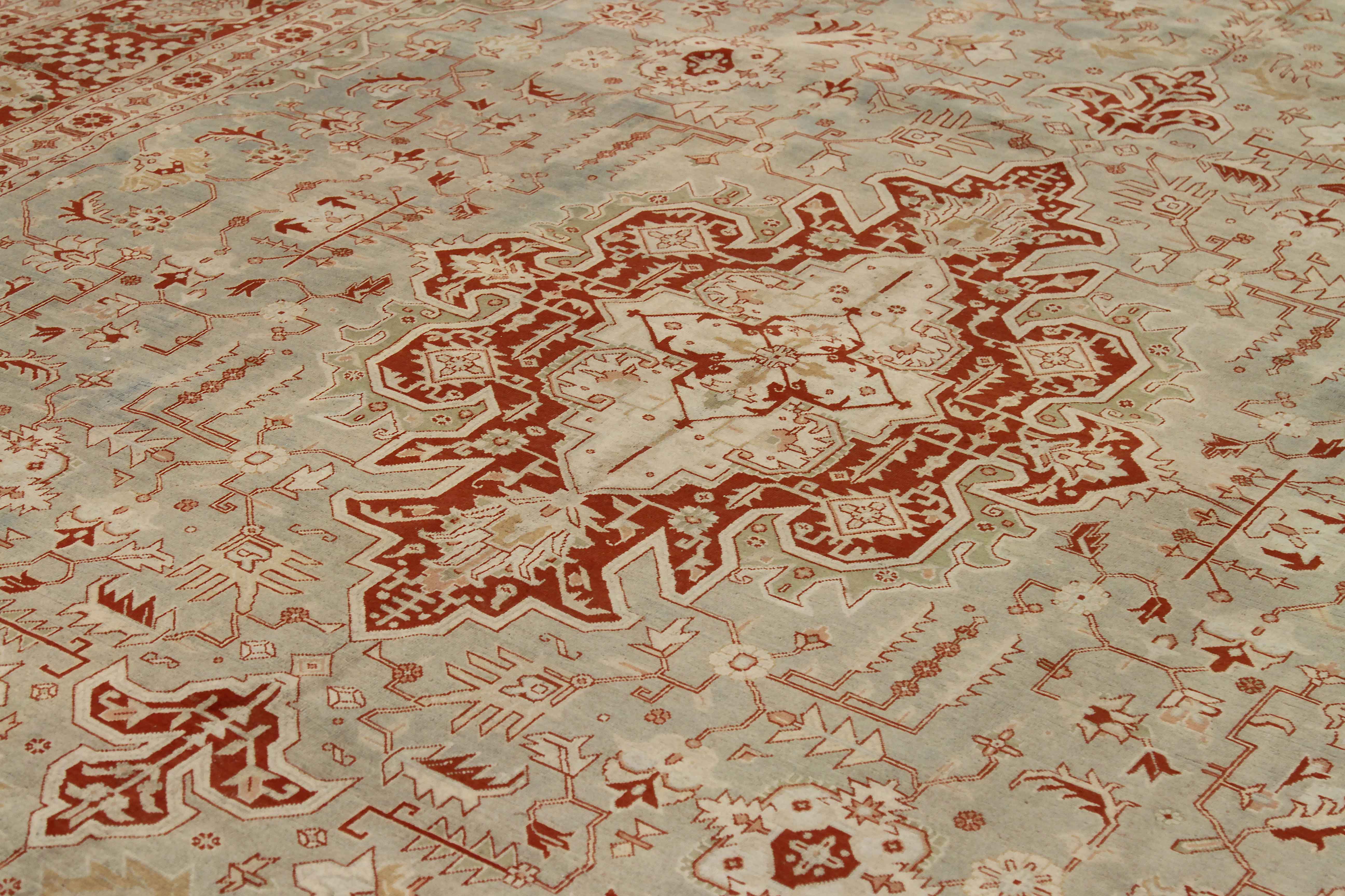 Thumbnail 5 for Antique Persian Tabriz Traditional Rug 52021