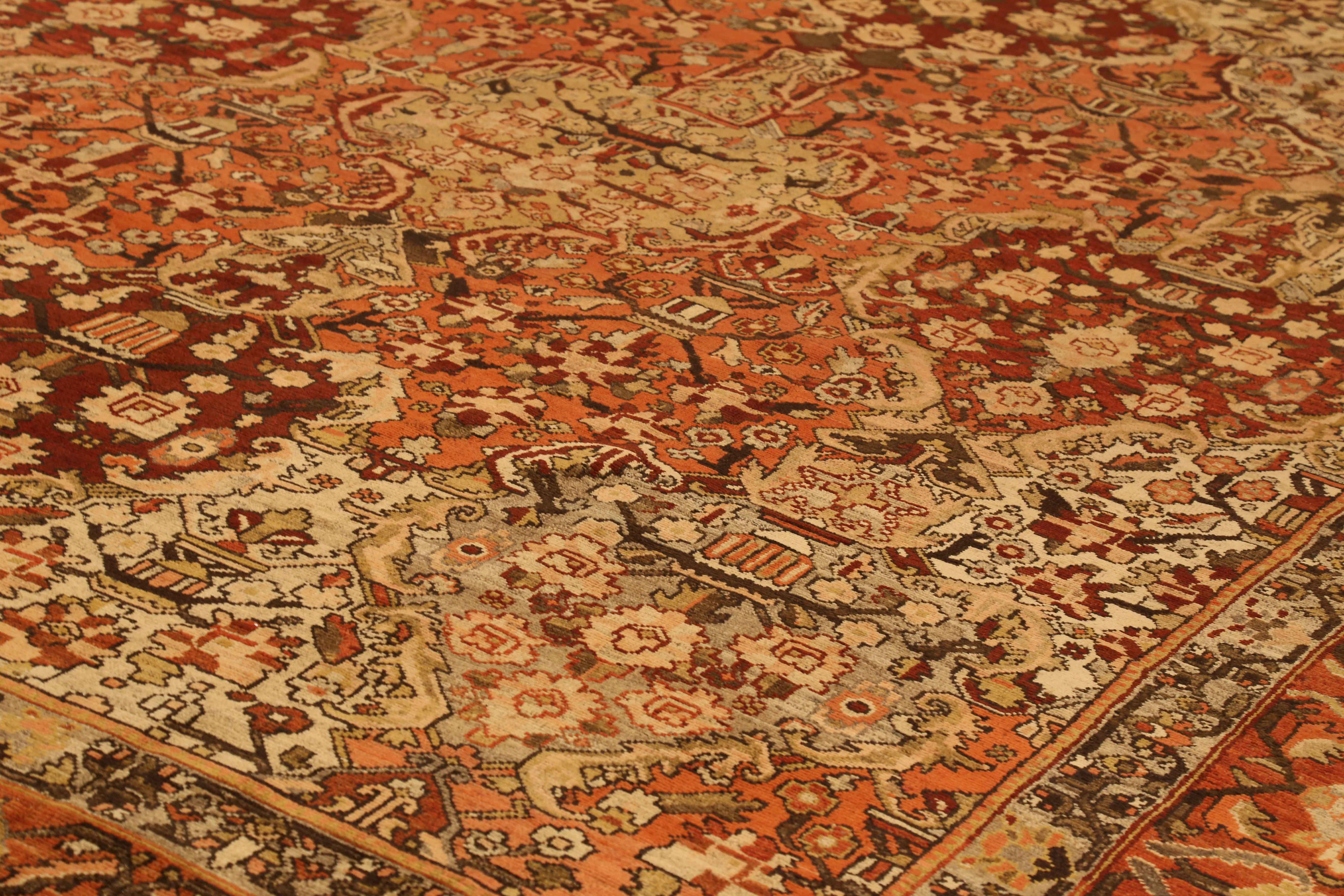 Thumbnail 9 for Antique Persian Bakhtiar Transitional Rug 52004