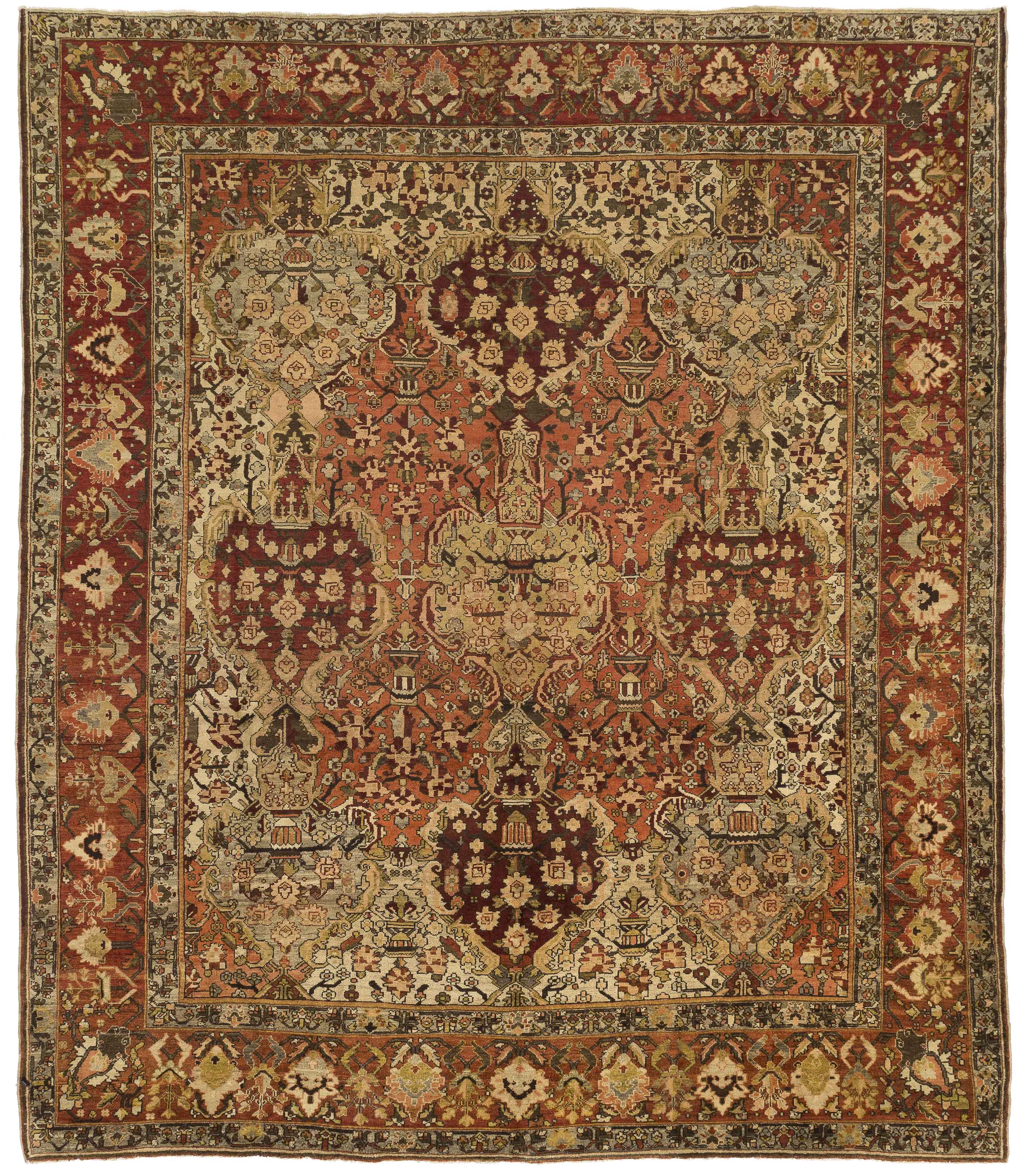 Thumbnail 5 for Antique Persian Bakhtiar Transitional Rug 52004