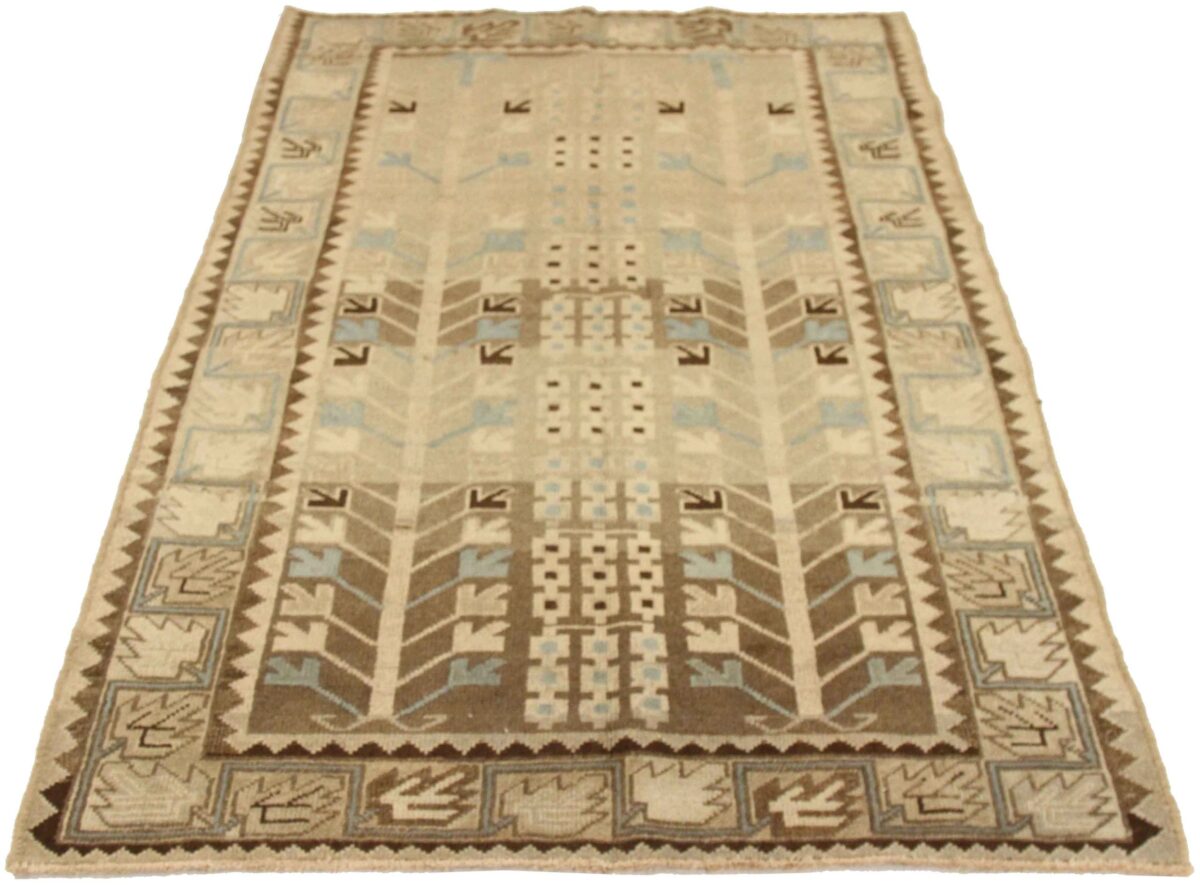 Thumbnail 11 for Antique Persian Saveh Transitional Rug 75717
