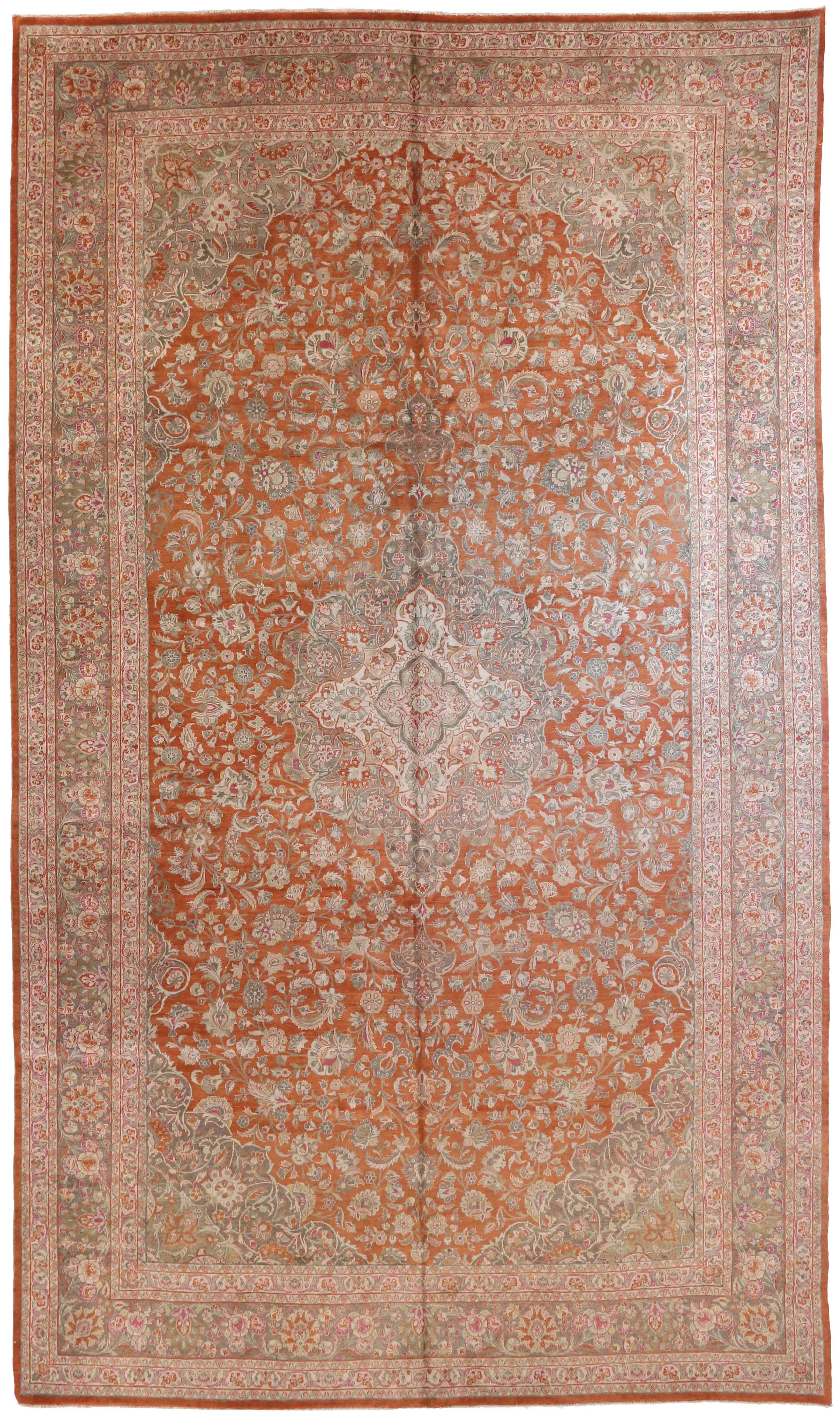 Thumbnail 2 for Antique Persian Kermanshah Transitional Rug 52005