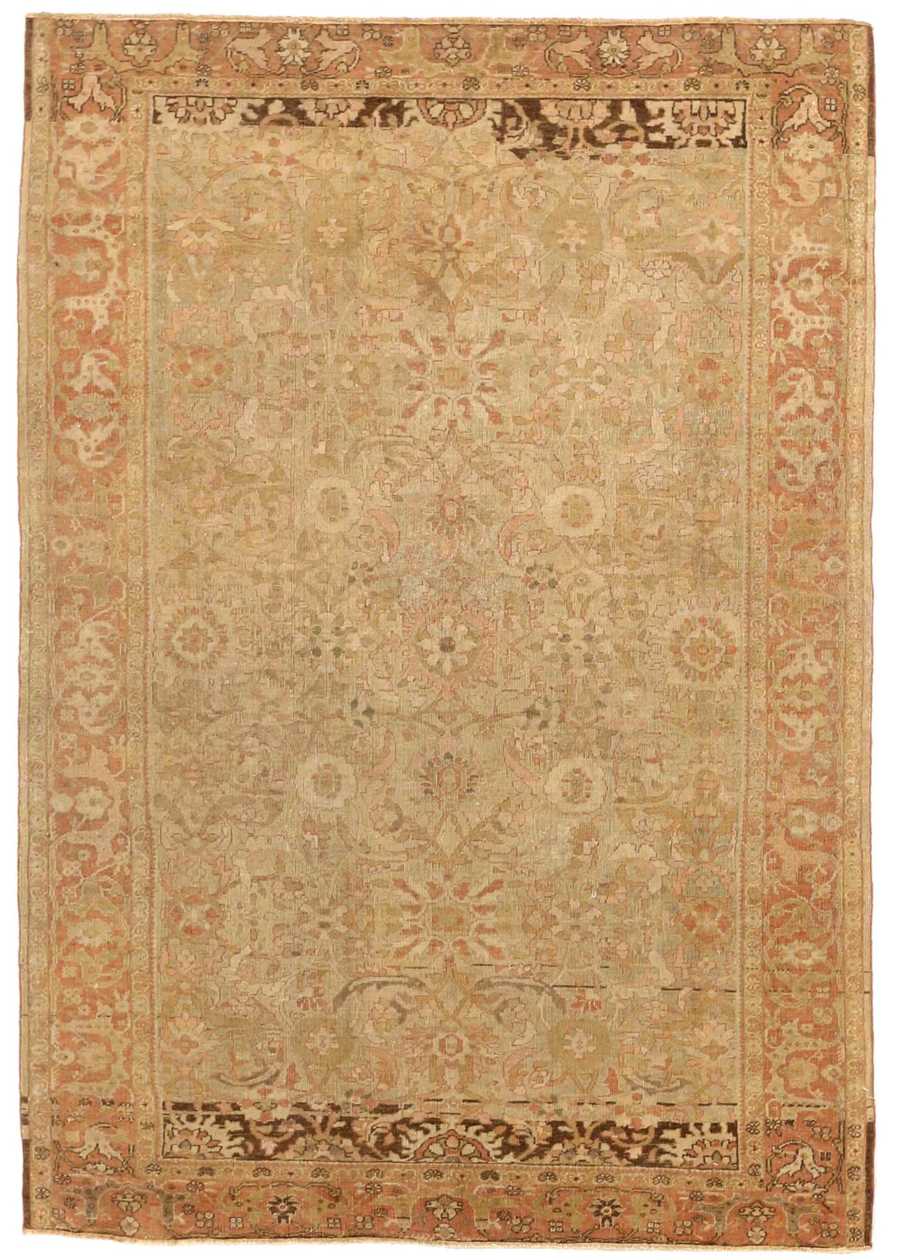 Thumbnail 3 for Antique Persian Farahan Transitional Rug 75718