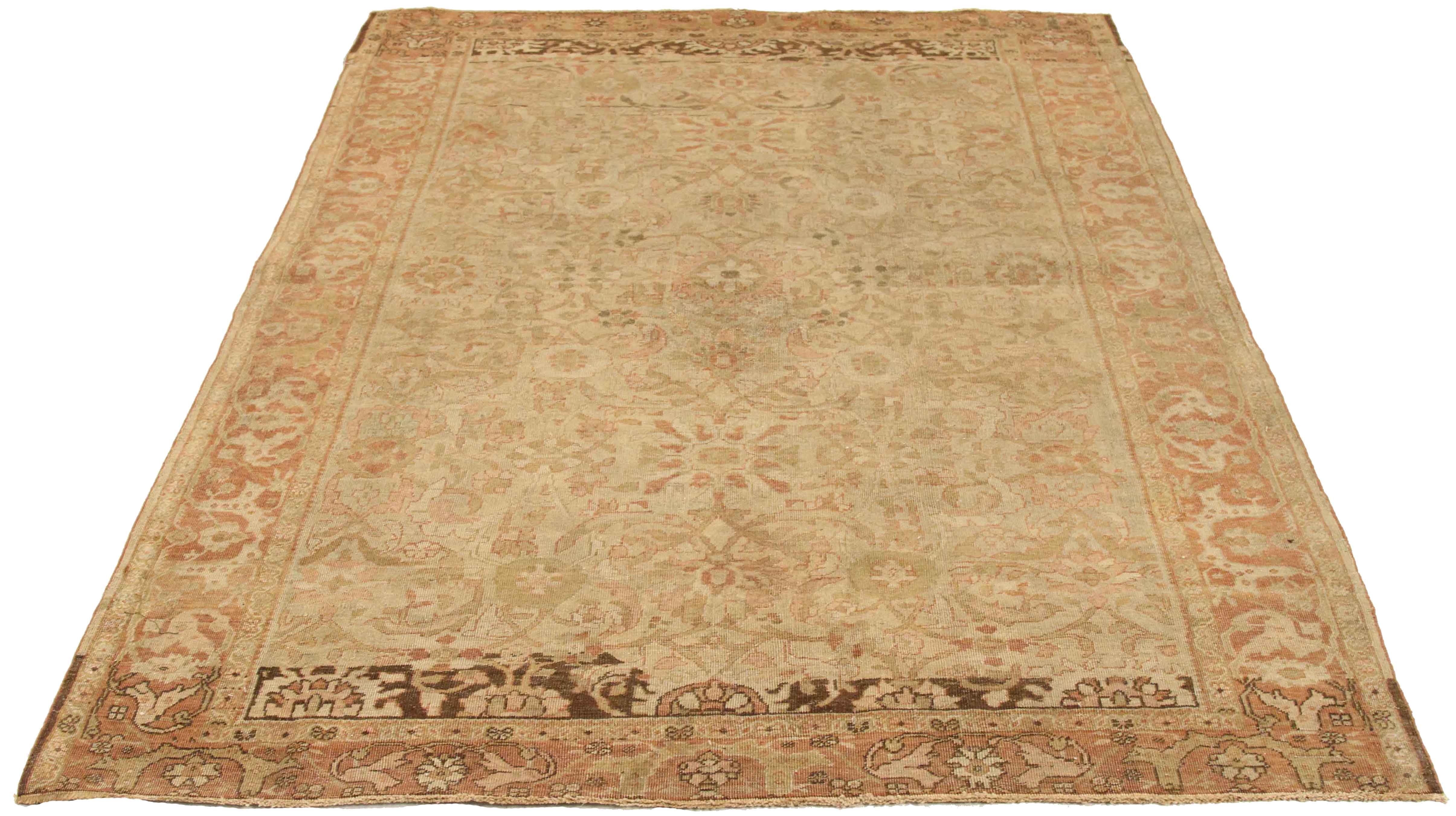 Thumbnail 4 for Antique Persian Farahan Transitional Rug 75718