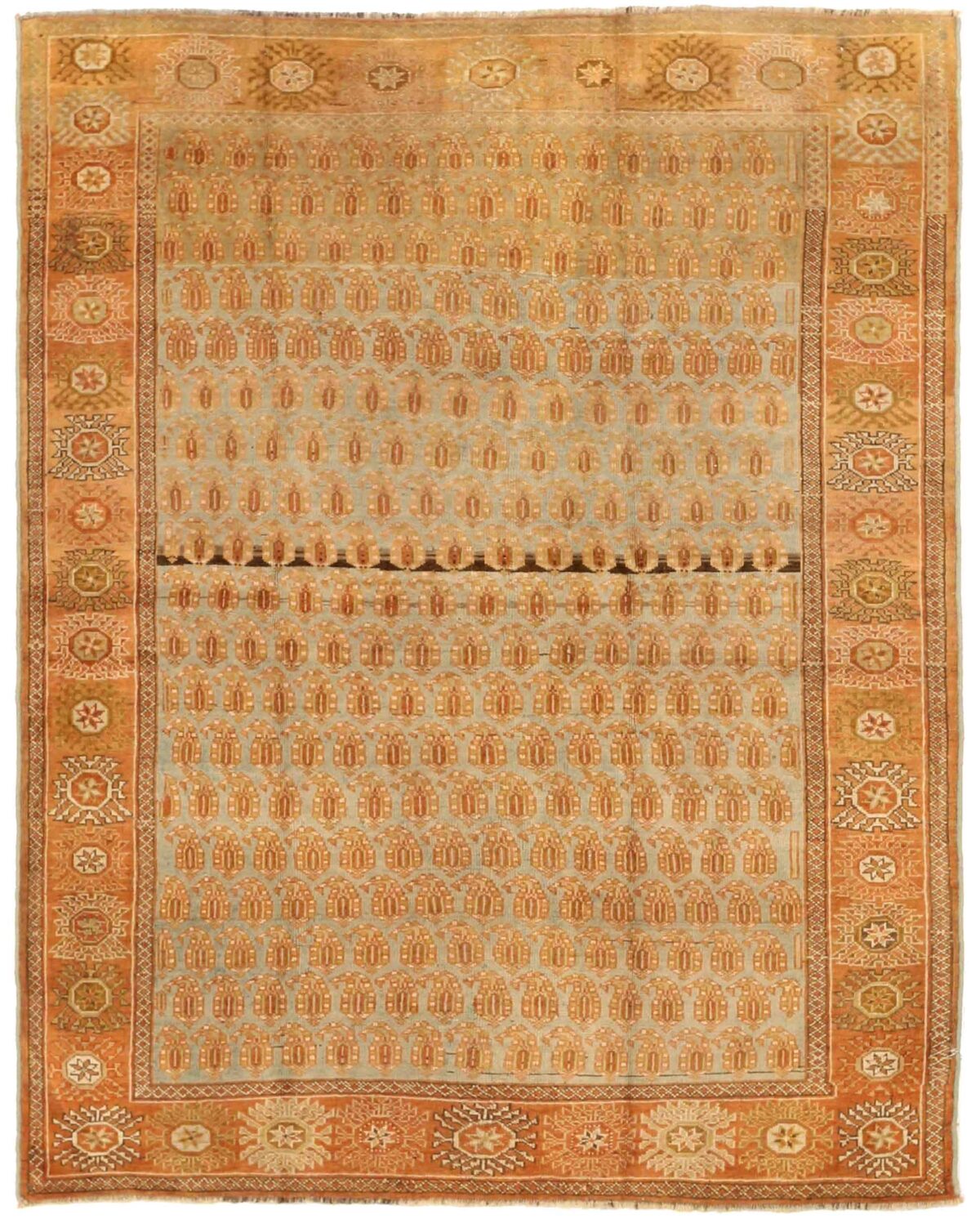 Thumbnail 4 for Antique Persian Sirjan Transitional Rug 75719